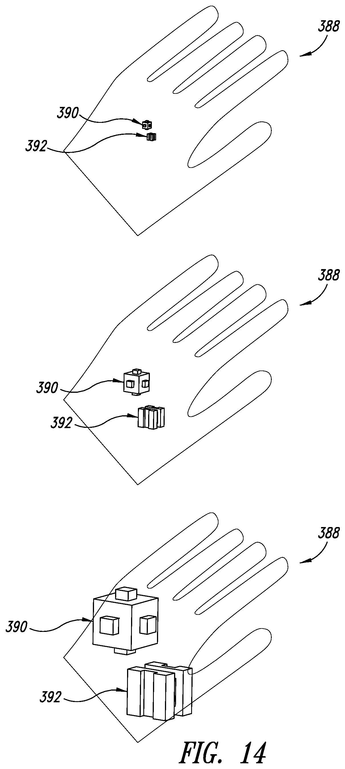 Patent US11779855 Figure 14 – Modular toy block system