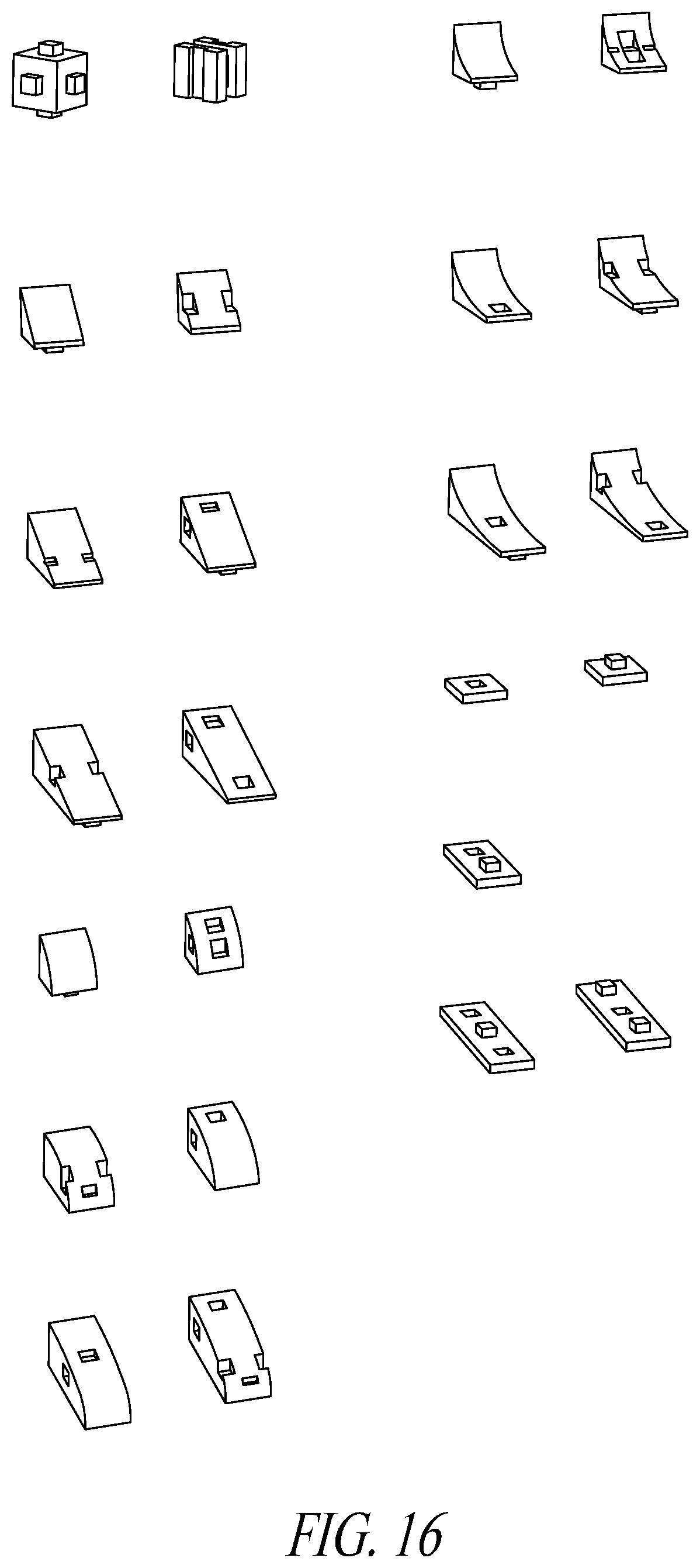 Patent US11779855 Figure 16 – Modular toy block system