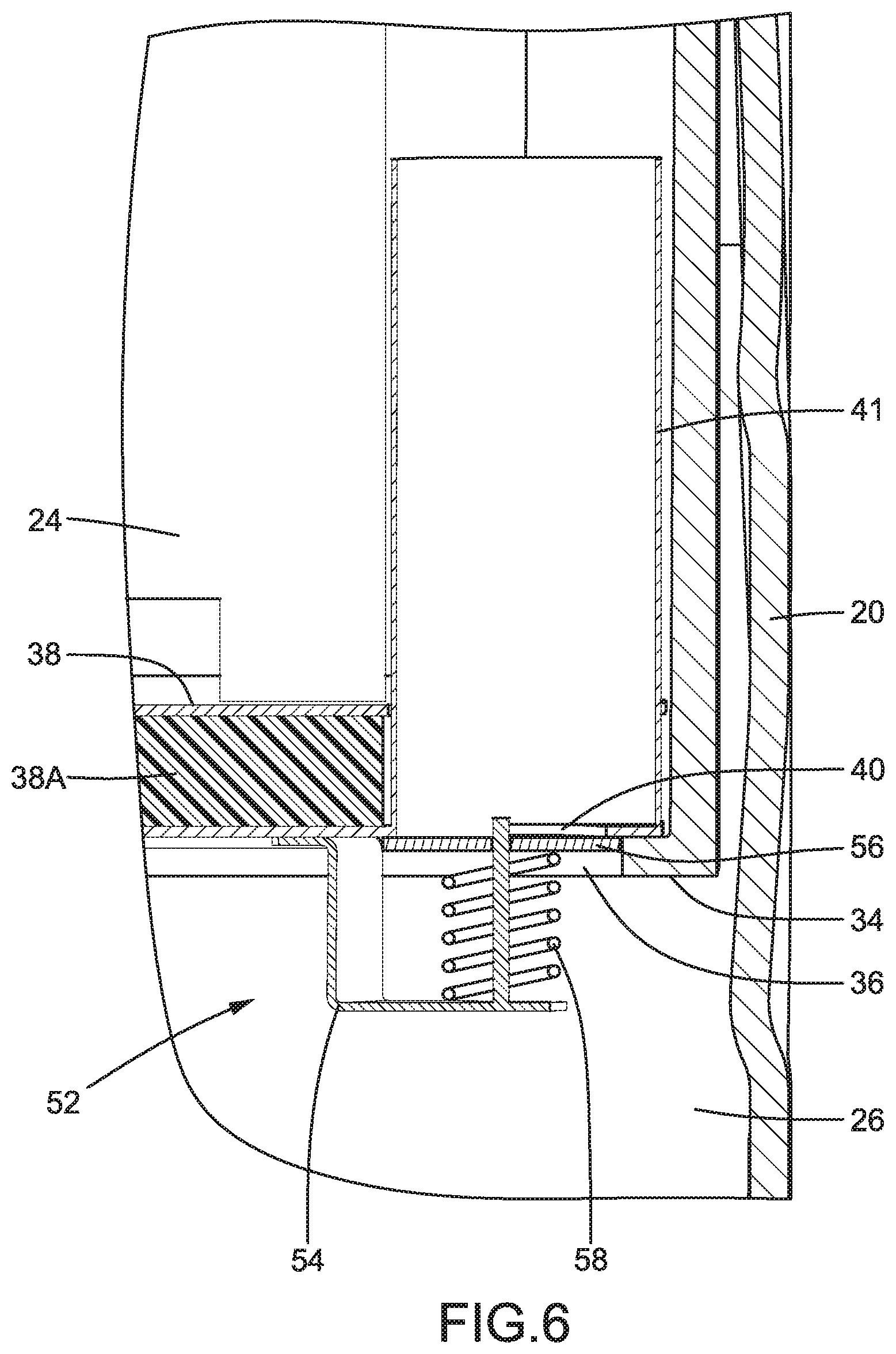 Patent US11779856 Figure 6 – Smoke generator using dry ice