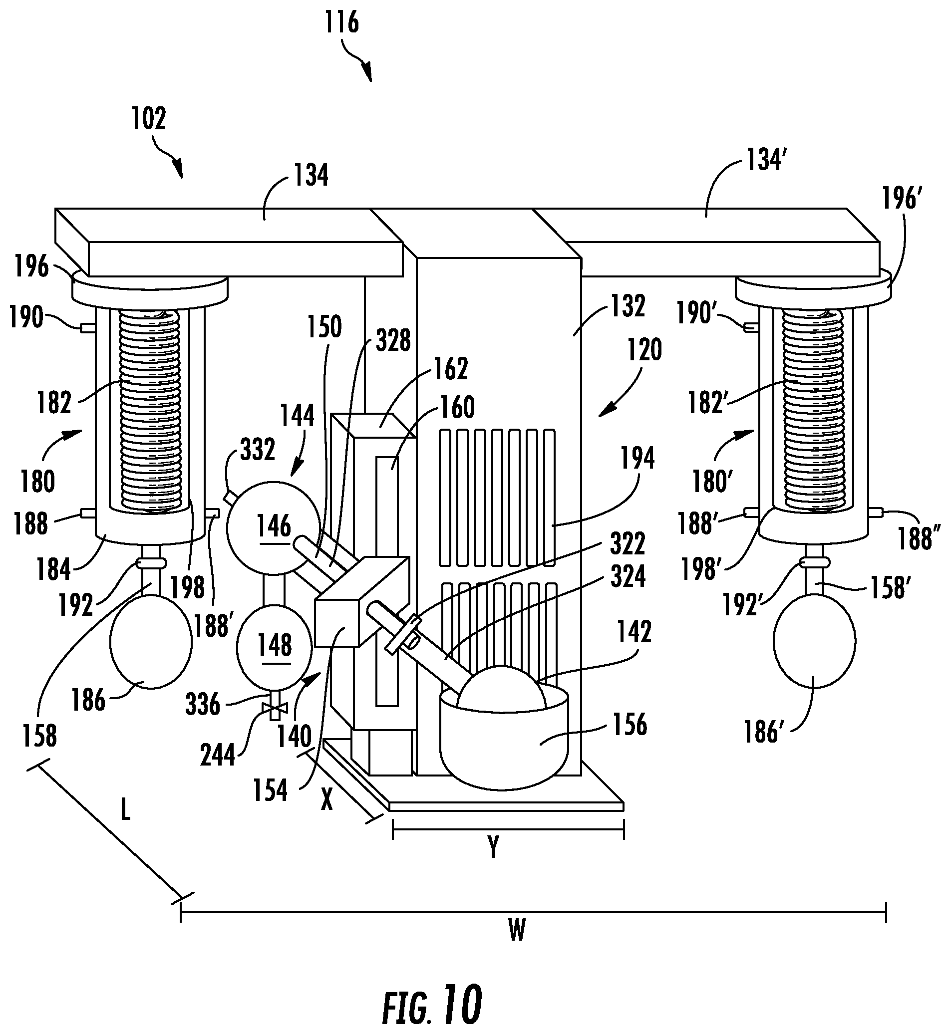 Patent US11779857 Figure 10 – Distillation and rotary evaporation apparatuses, devices and systems
