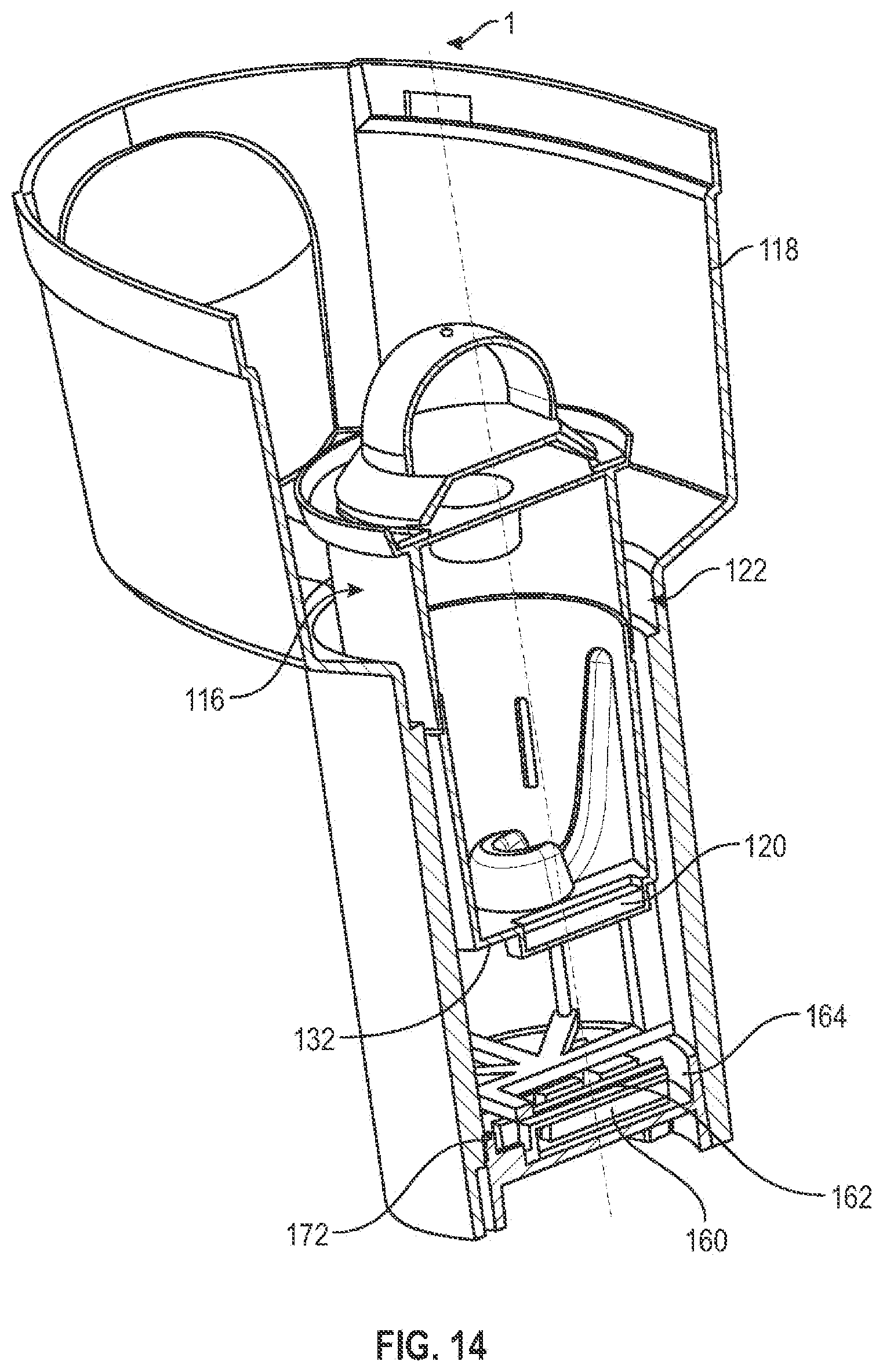 Patent US11779865 Figure 8 – Gravity-fed filter interconnect utilizing coded polymagnets