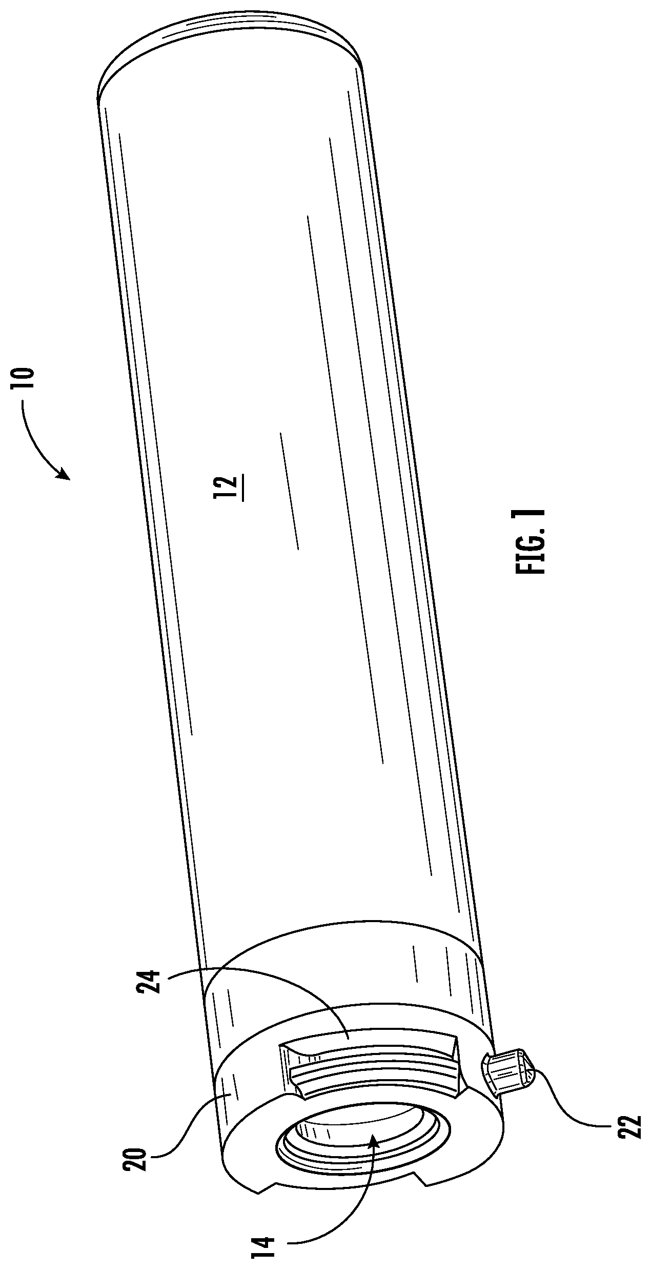 Patent US11779867 Figure 1 – Mechanical interlock system for a filter