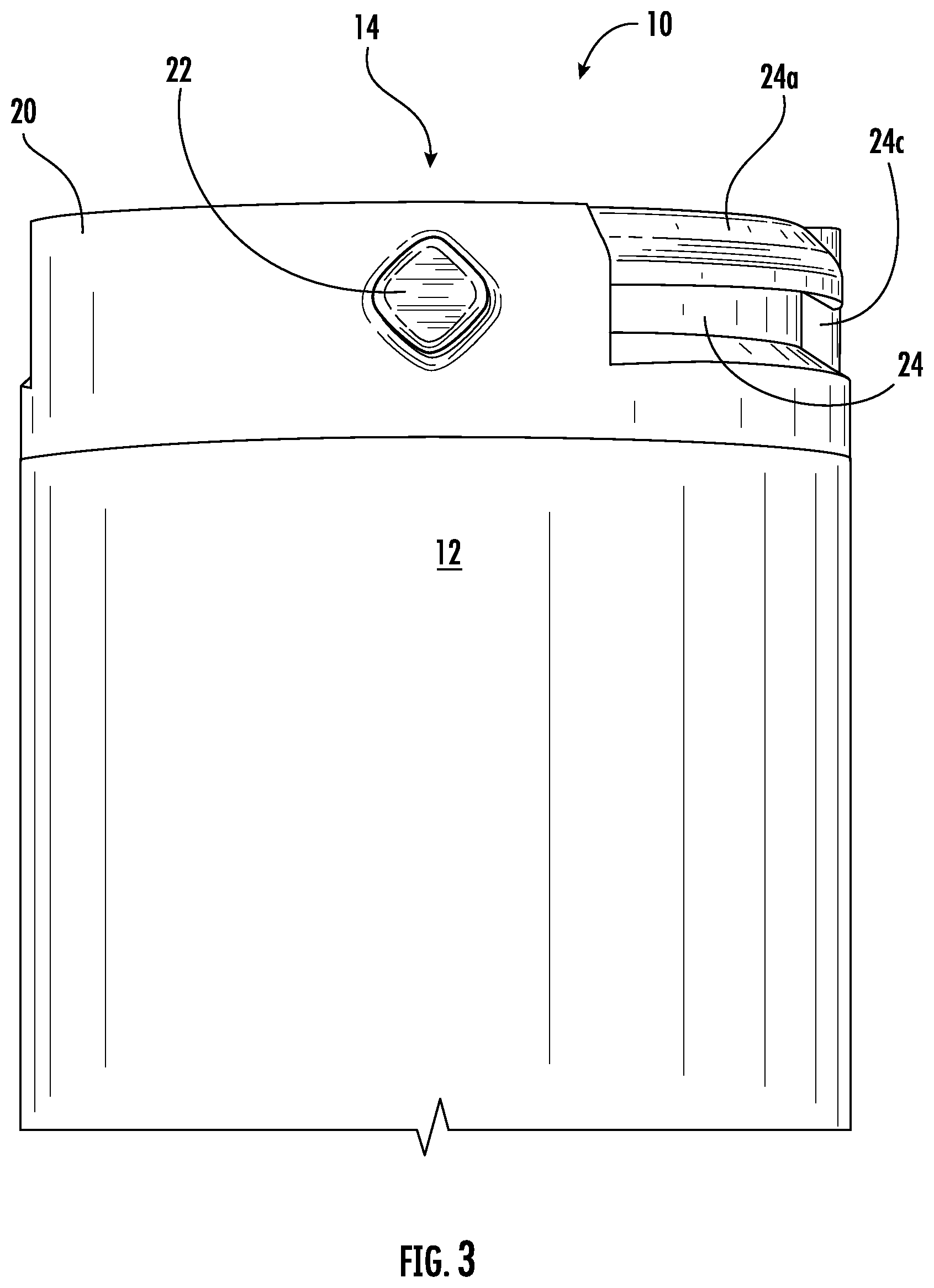 Patent US11779867 Figure 3 – Mechanical interlock system for a filter
