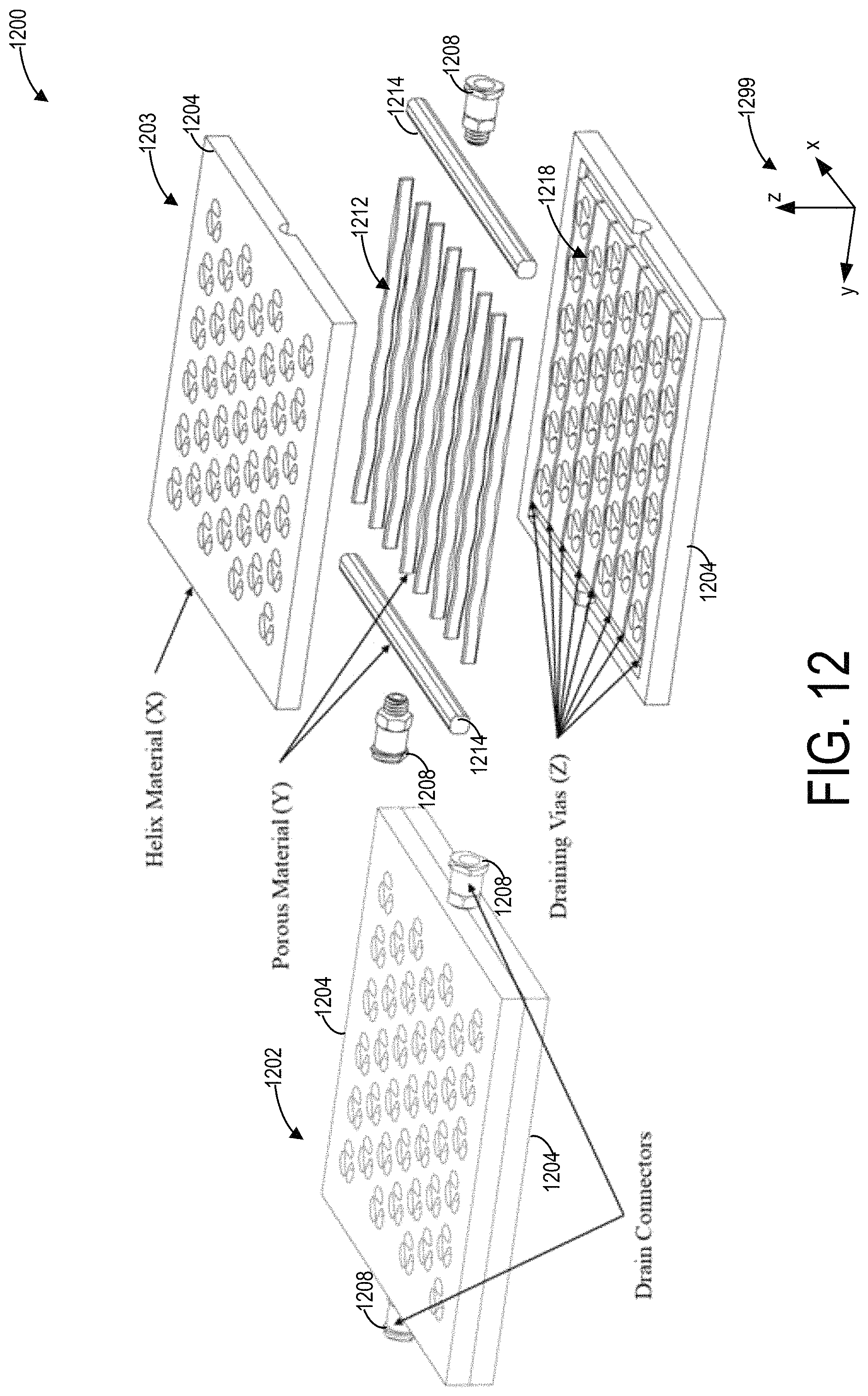 Patent US11779869 Figure 12 – Multiplex inertial filter, collector and separator