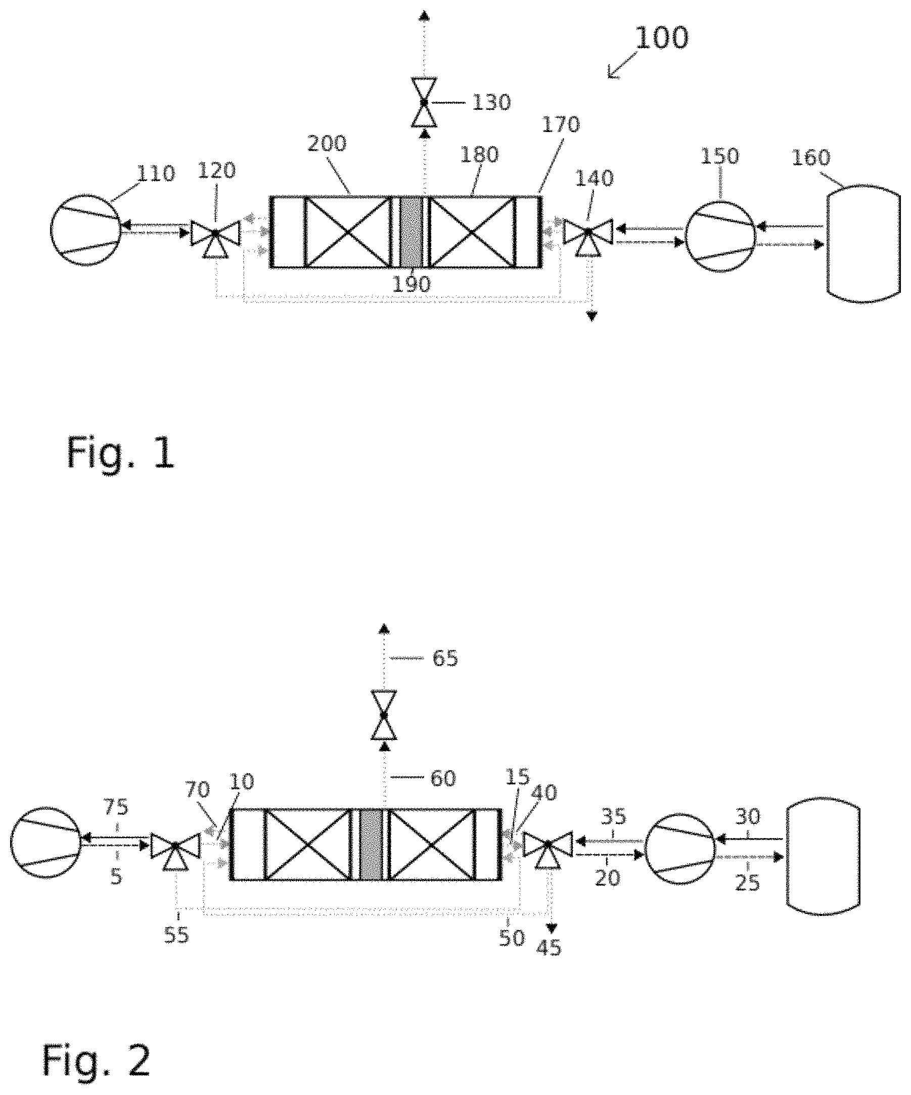 Patent US11779876 — Combined thermal energy storage and contaminant removal — Figure 1