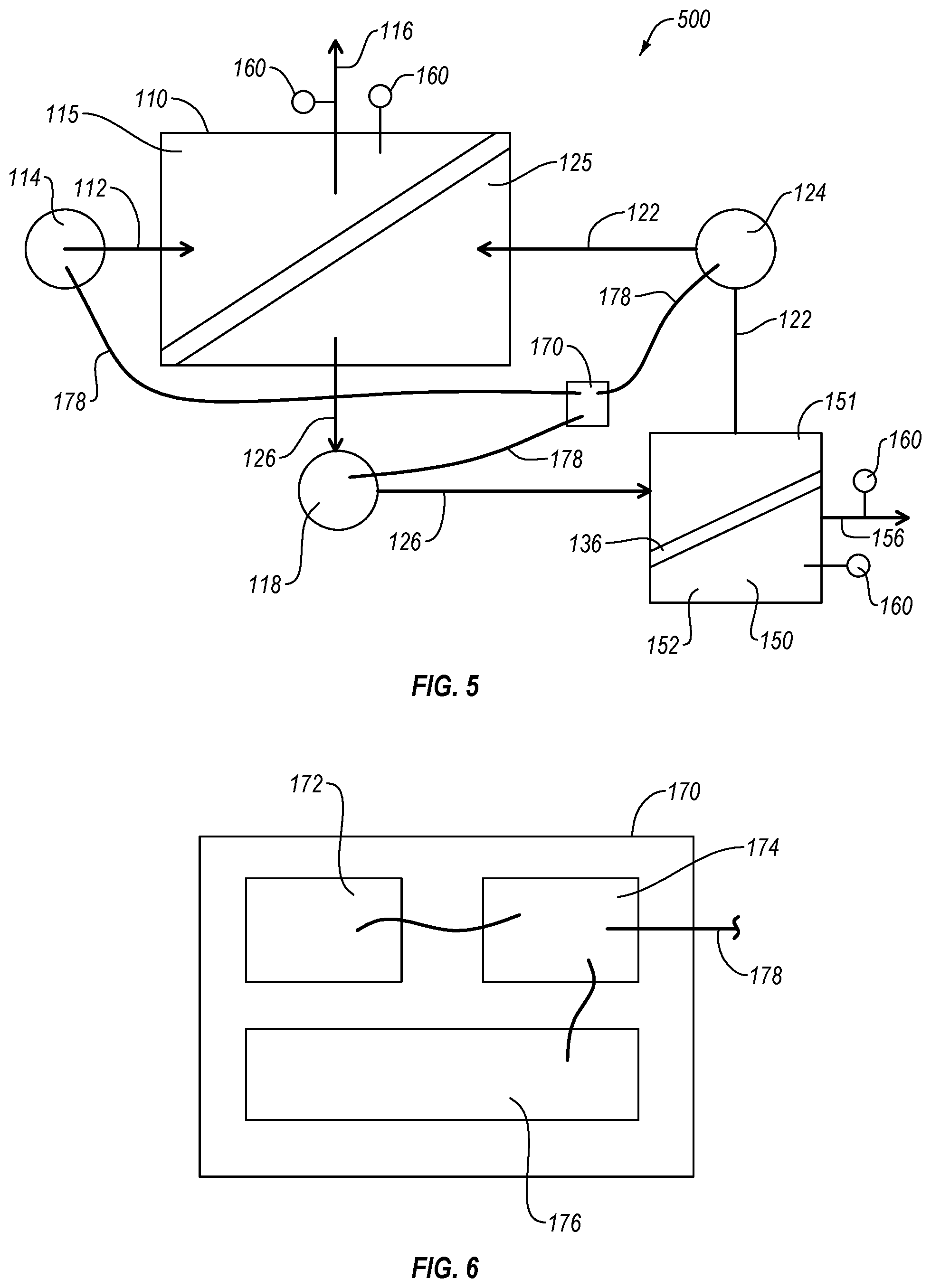 Patent US11779883 Figure 5 – Water purification systems and methods having pressurized draw stream