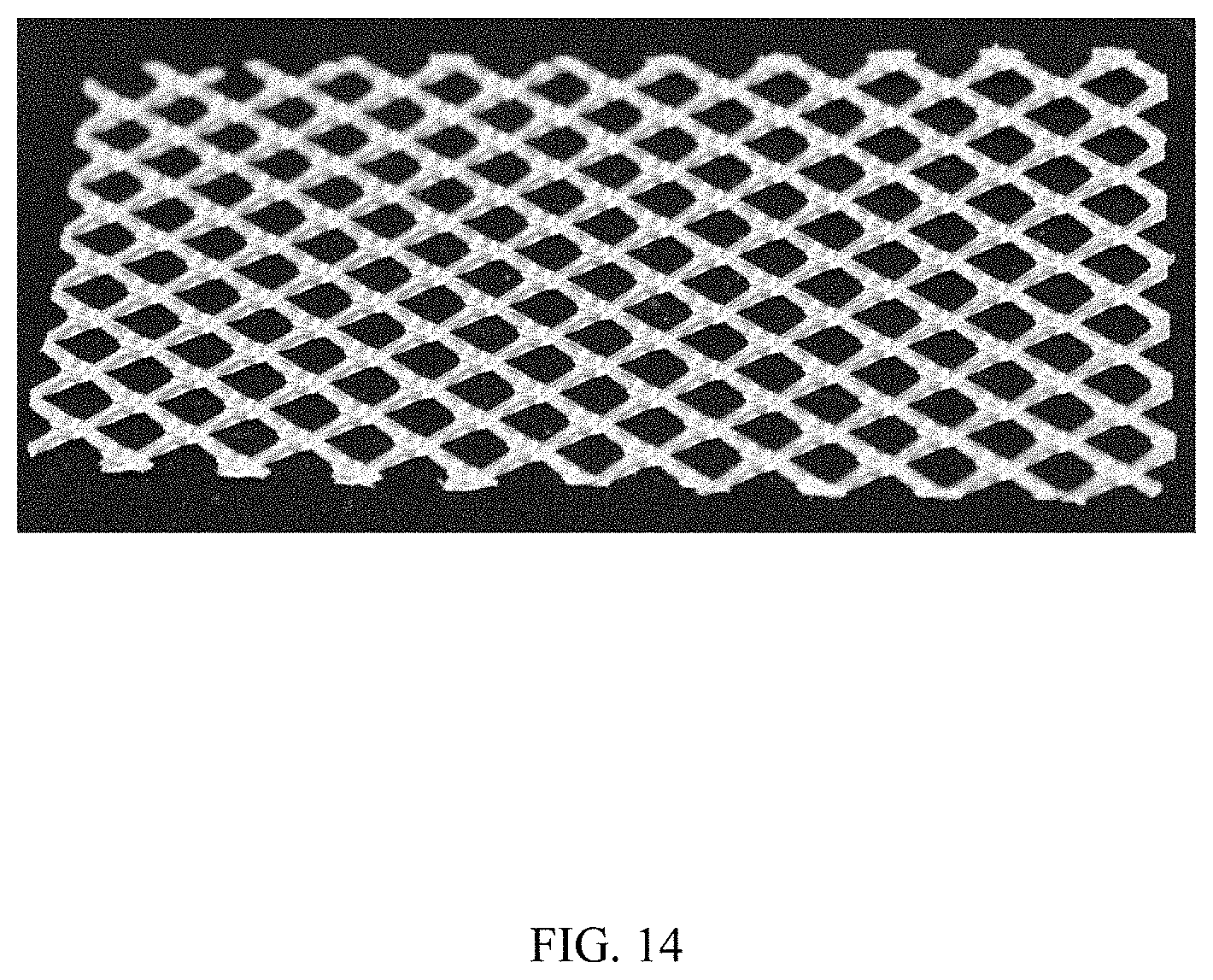 Patent US11779888 Figure 15 – Three-dimensional feed spacers with TPMS architectures for membrane-based systems