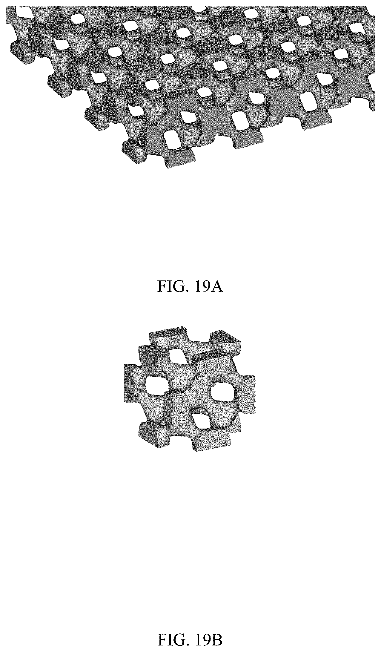 Patent US11779888 Figure 20 – Three-dimensional feed spacers with TPMS architectures for membrane-based systems