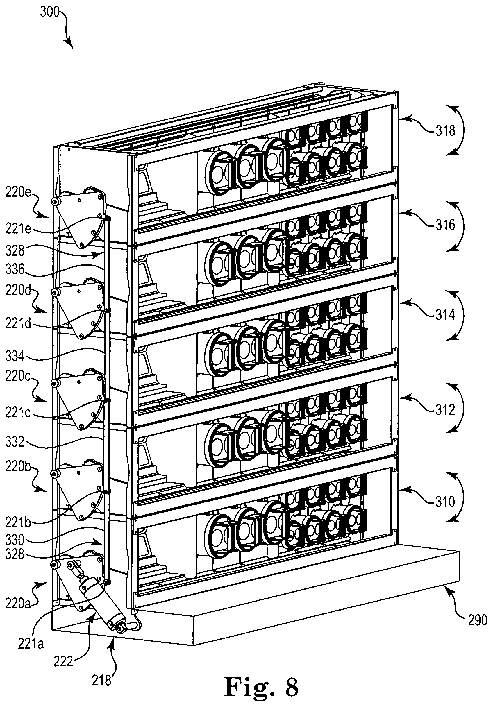 Patent US11779892 Figure 6 – Paint storage and mixing system