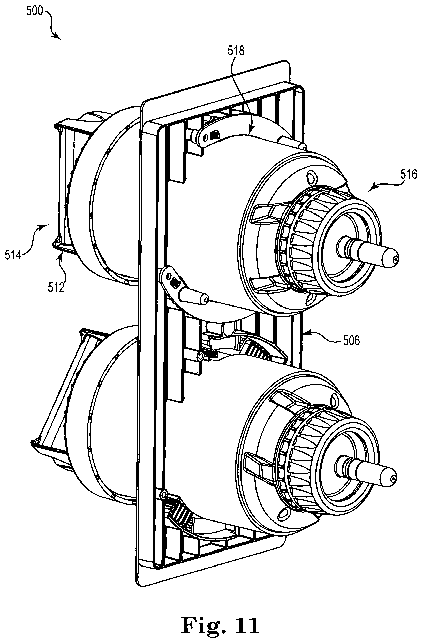 Patent US11779892 Figure 9 – Paint storage and mixing system