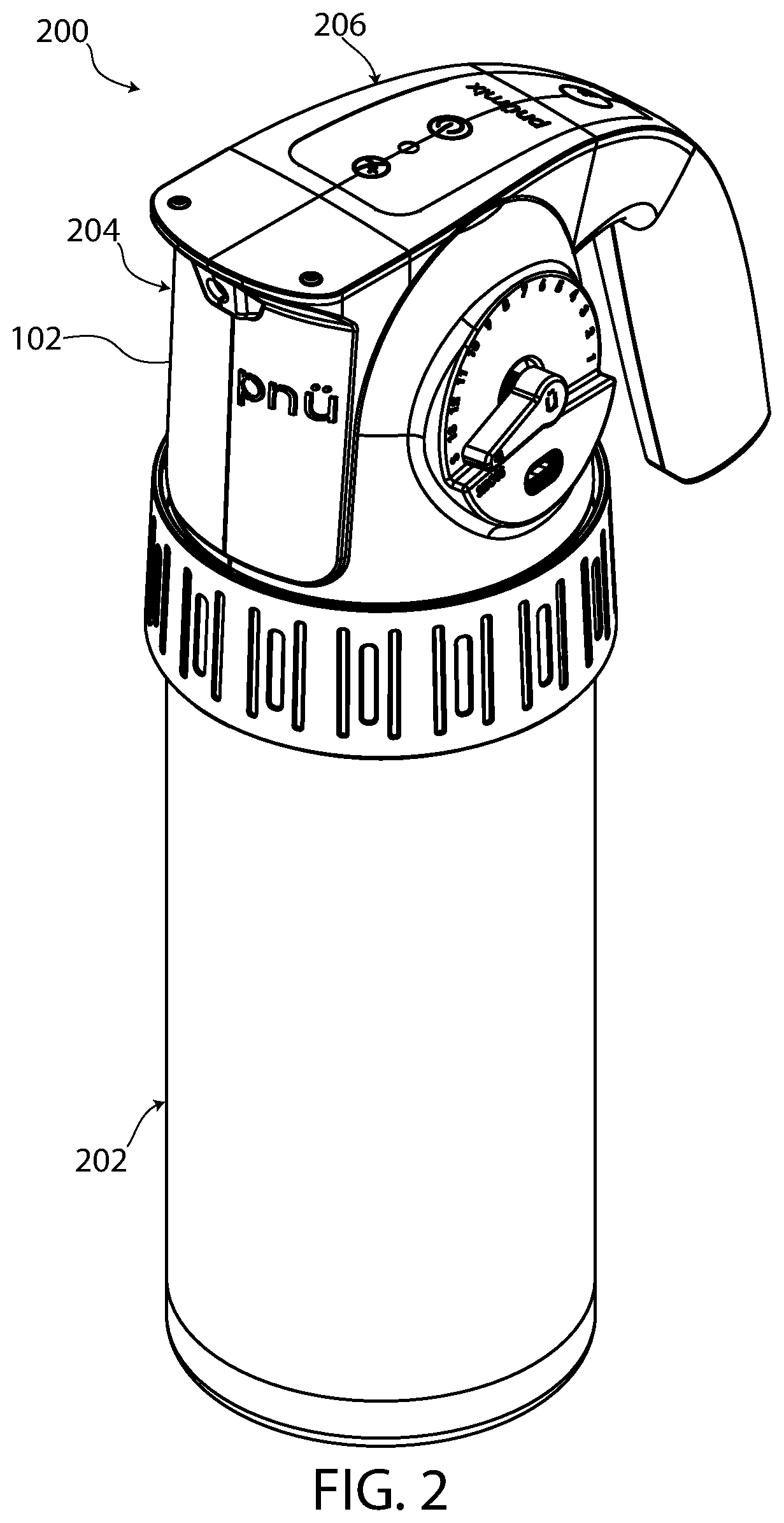Patent US11779893 Figure 2 – Beverage dispensing system and method