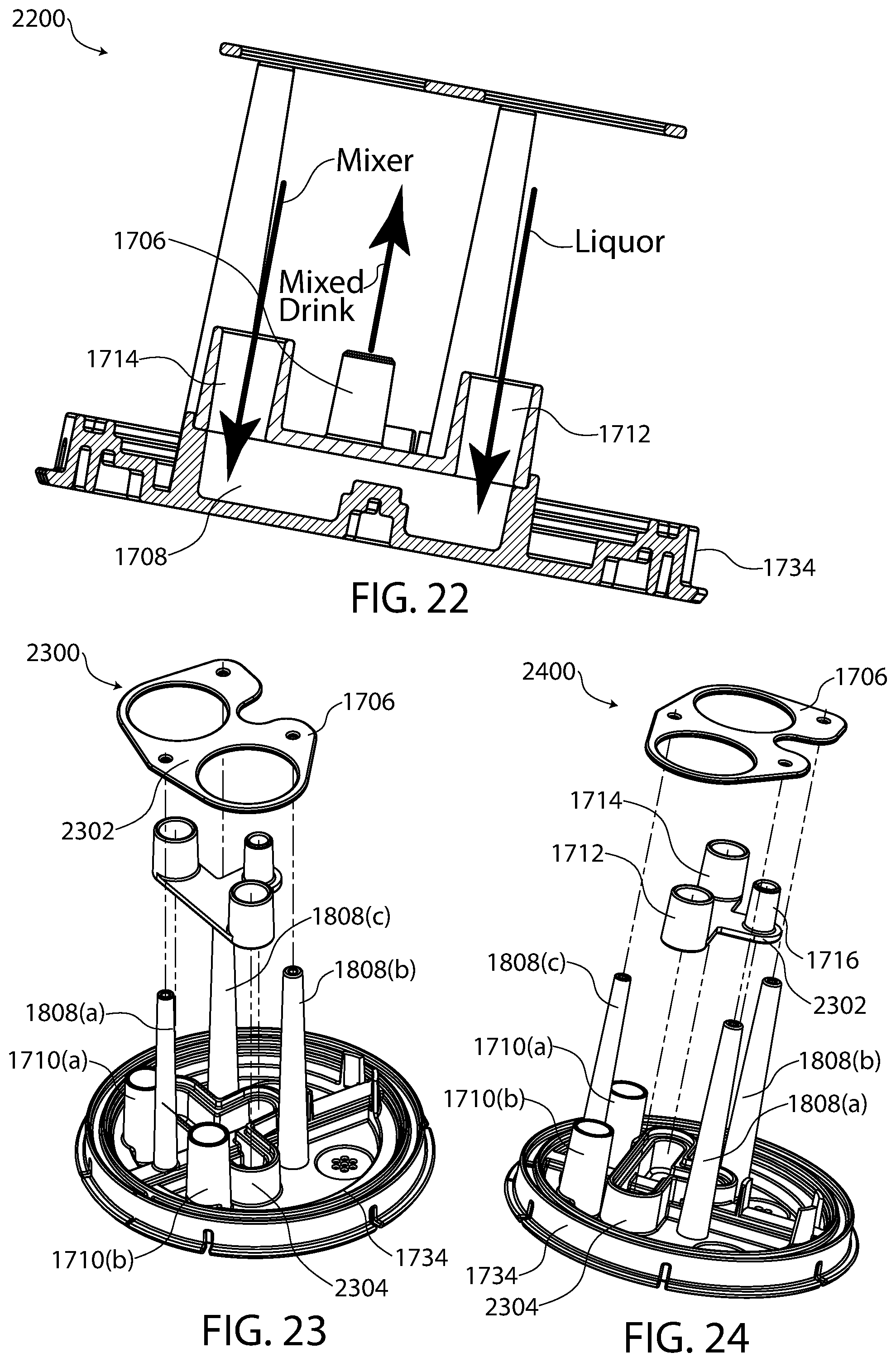 Patent US11779893 Figure 12 – Beverage dispensing system and method