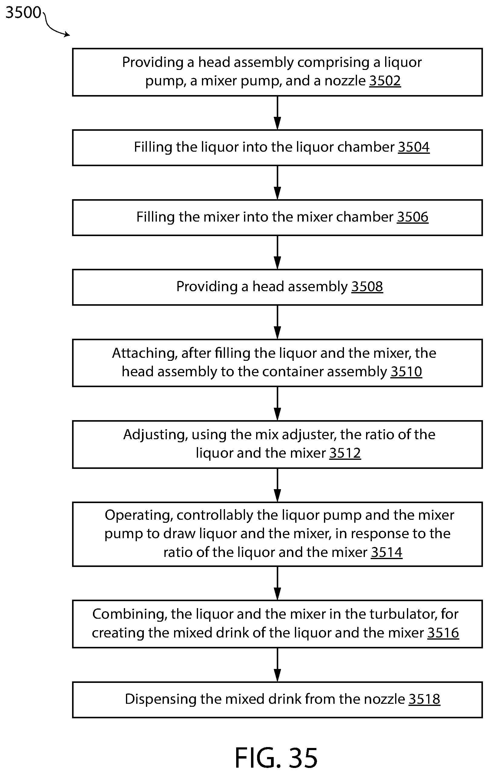Patent US11779893 Figure 16 – Beverage dispensing system and method