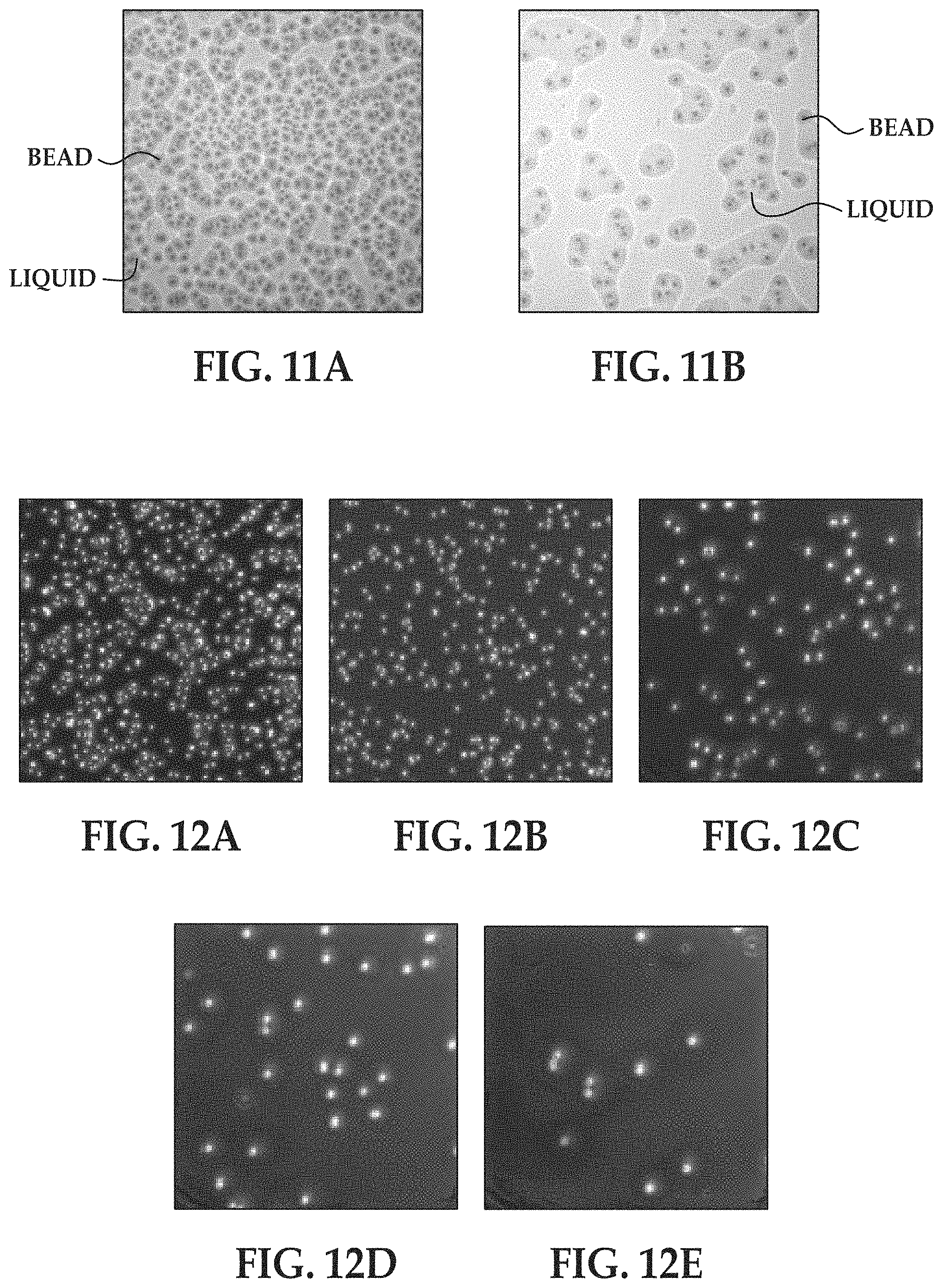 Patent US11779897 Figure 13 – Flow cells using sequencing-ready nucleic acid fragments attached to carrier beads immobilized at capture sites of a plurality of chambers