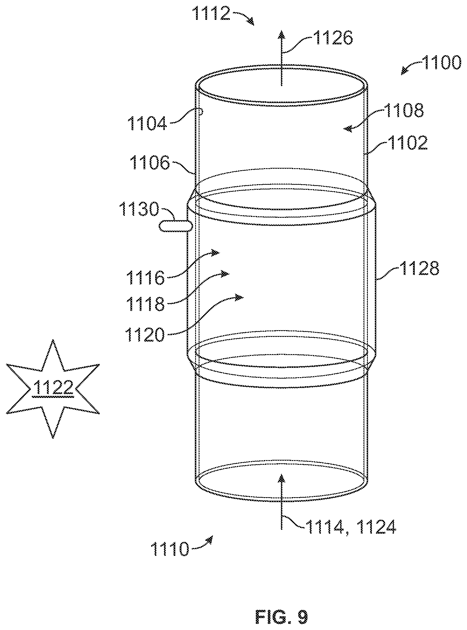 Patent US11779898 Figure 8 – Photocatalytic reactor system