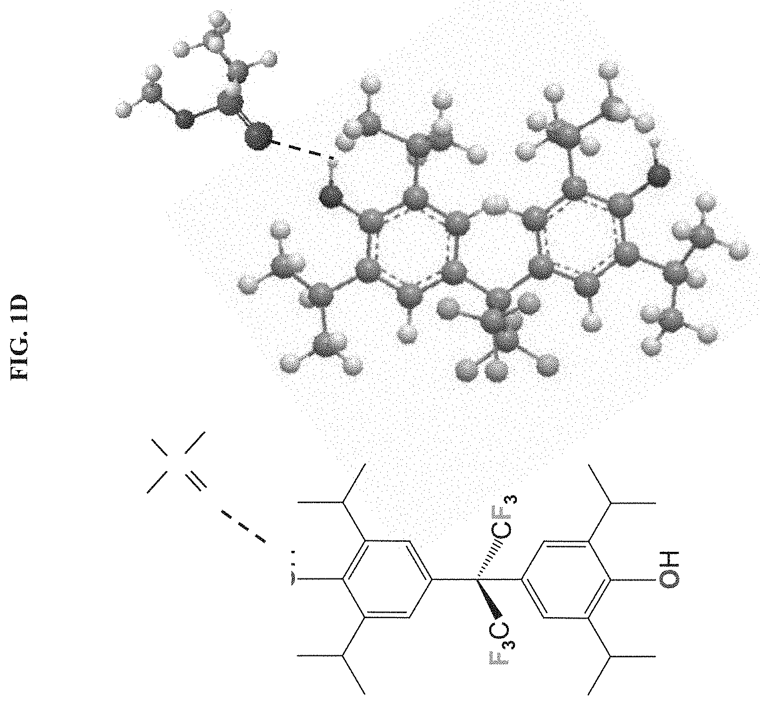 Patent US11779901 Figure 4 – Bisphenol hypersorbents for enhanced detection of, or protection from, hazardous chemicals