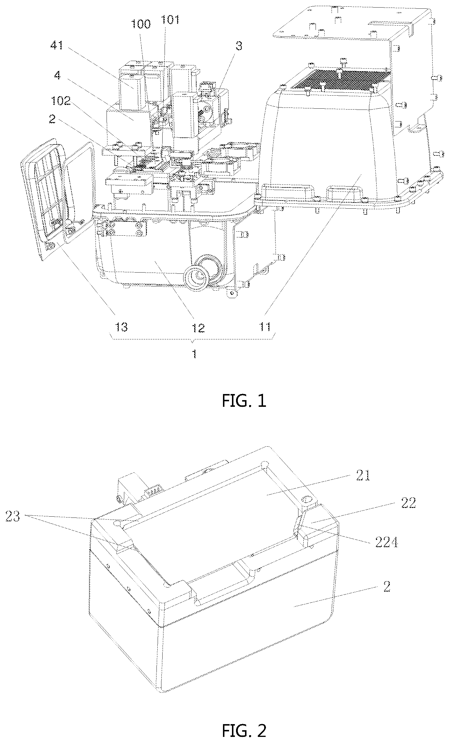 Patent US11779917 Figure 1 – Microfluidic chemiluminescence immunoassay analyzer
