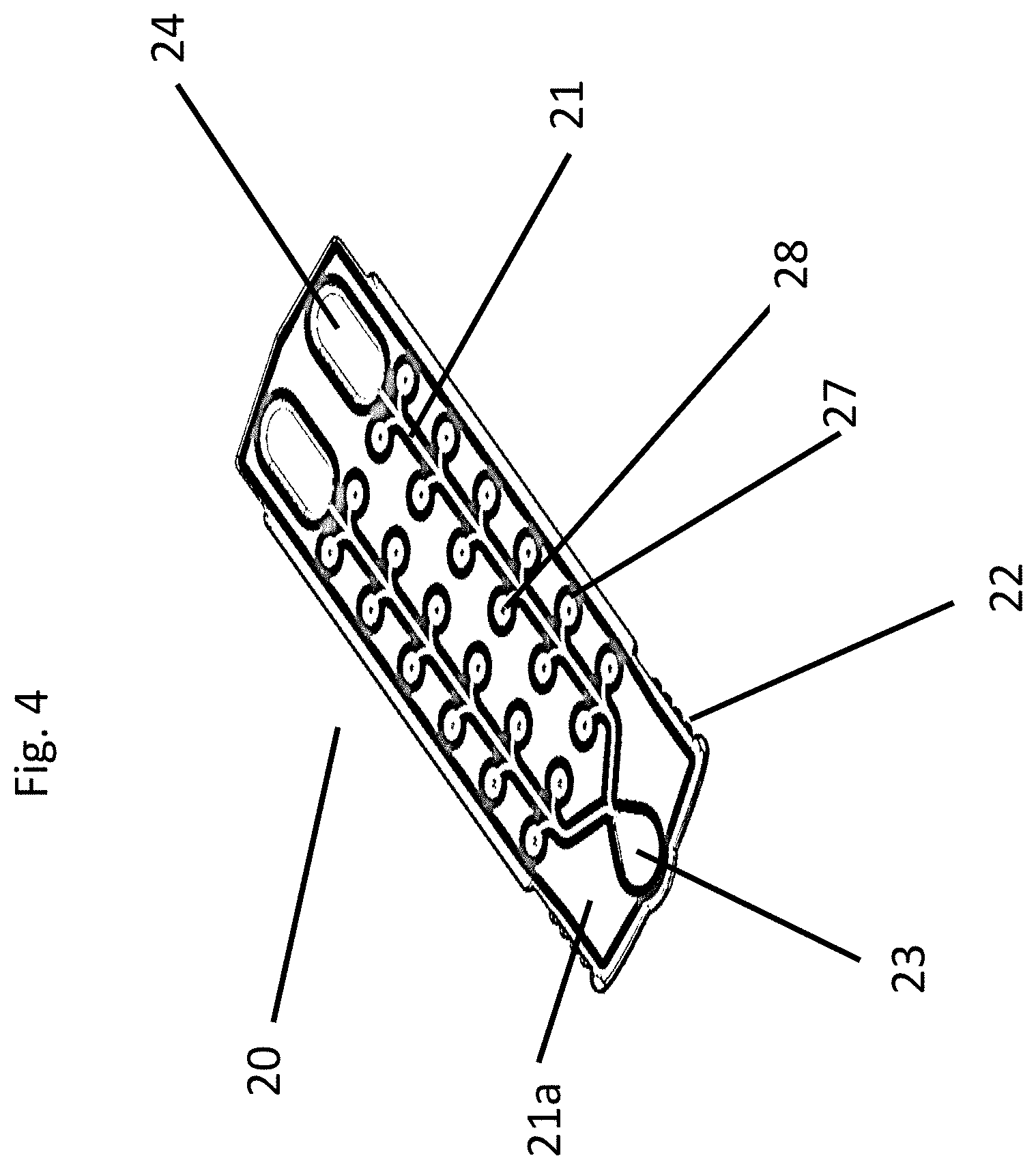 Patent US11779919 Figure 4 – Microfluidic detection system and a microfluidic cartridge