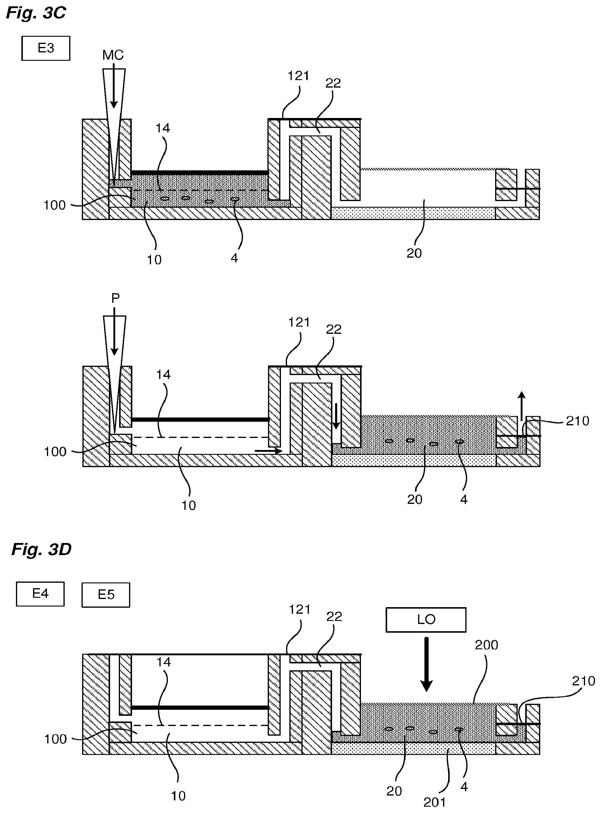 Patent US11779921 Figure 4 – Microfluidic device for preparing and analyzing a biological sample
