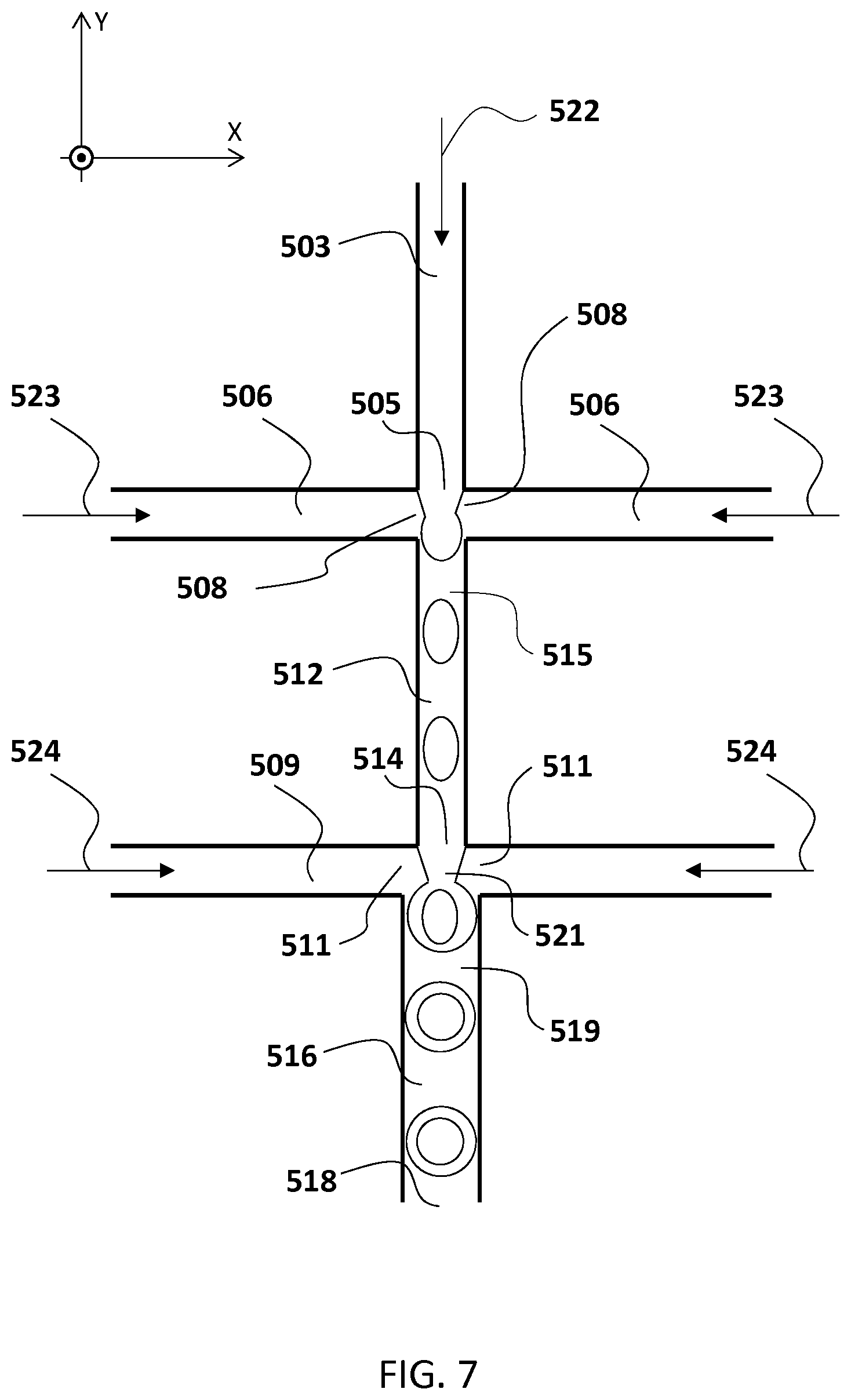 Patent US11779923 Figure 5 – Microfluidic device and a method for provision of double emulsion droplets