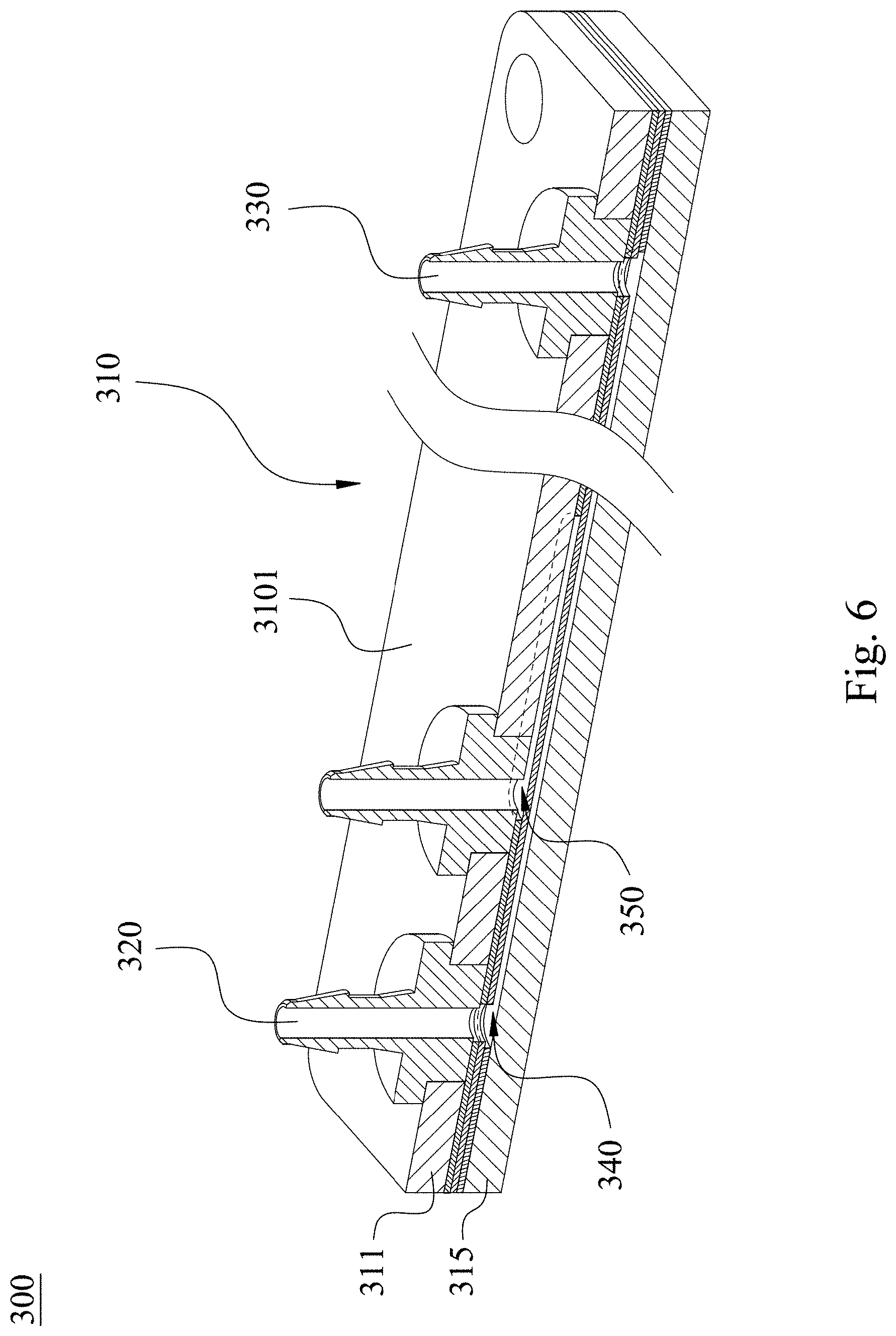 Patent US11779924 Figure 6 – Flow stabilized chip, droplet generating system and droplet preparing method
