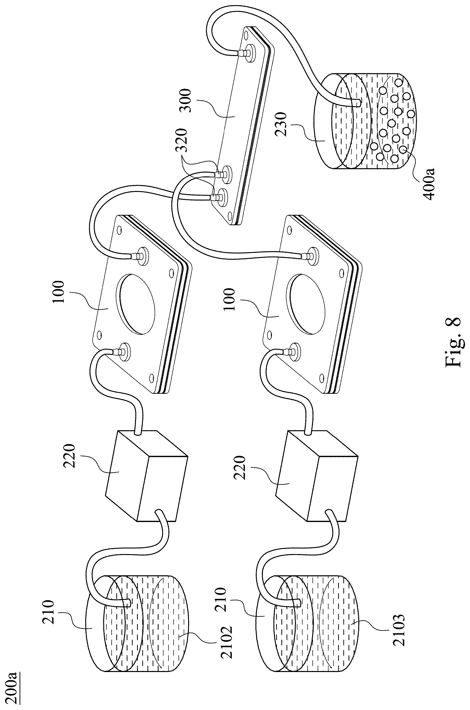Patent US11779924 Figure 8 – Flow stabilized chip, droplet generating system and droplet preparing method