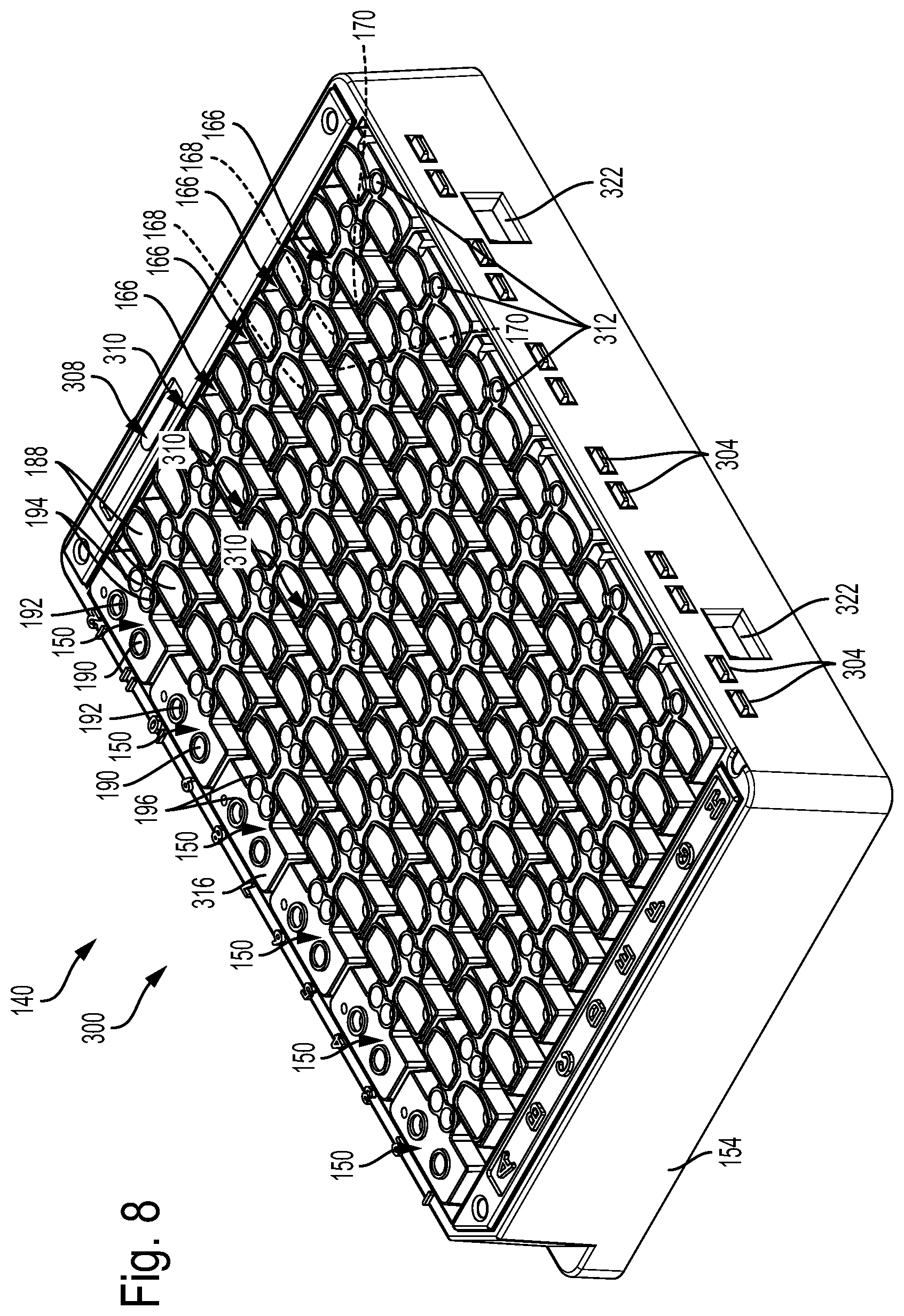 Patent US11779925 Figure 6 – System, method, and device for forming an array of emulsions