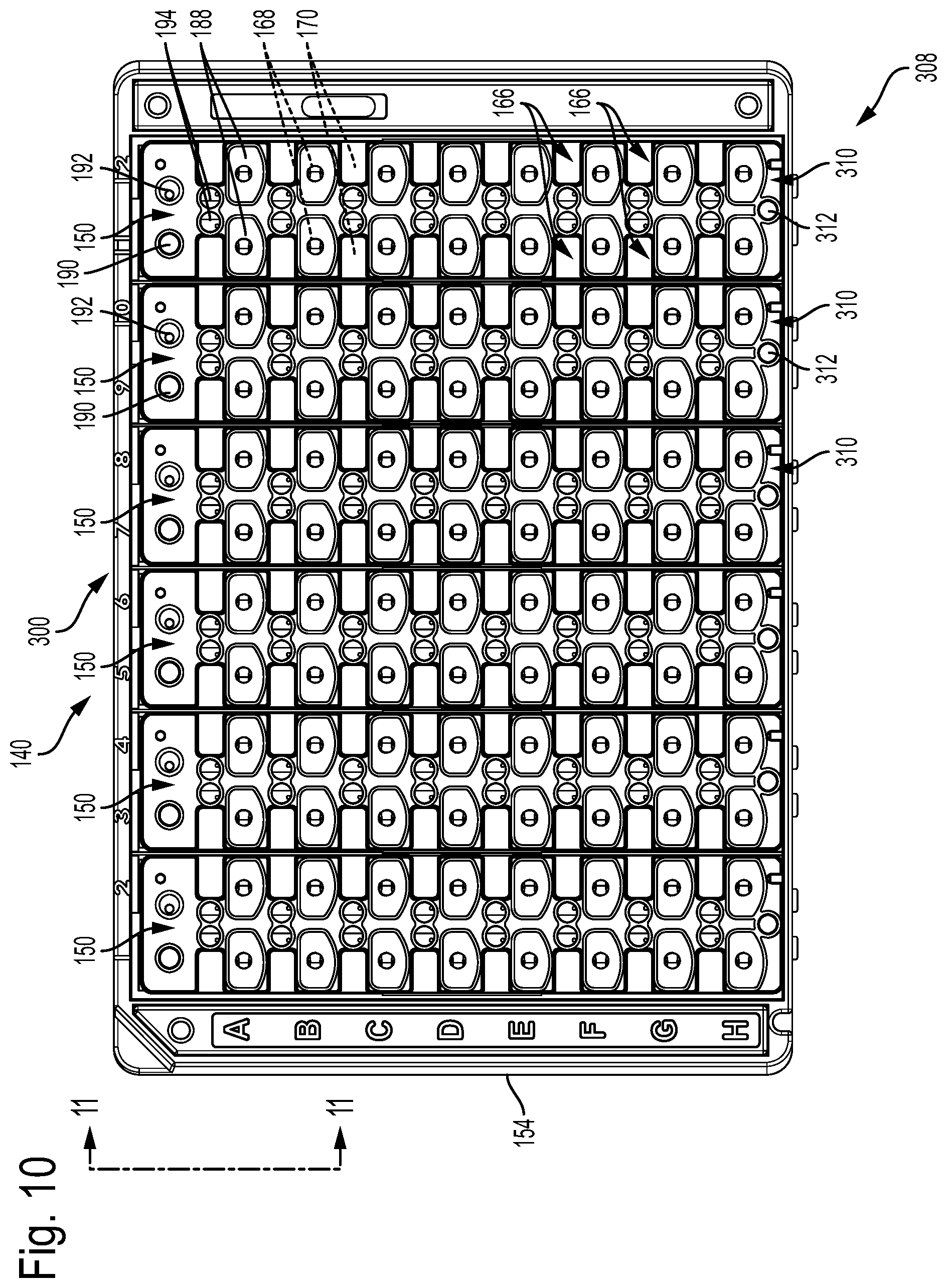 Patent US11779925 Figure 8 – System, method, and device for forming an array of emulsions
