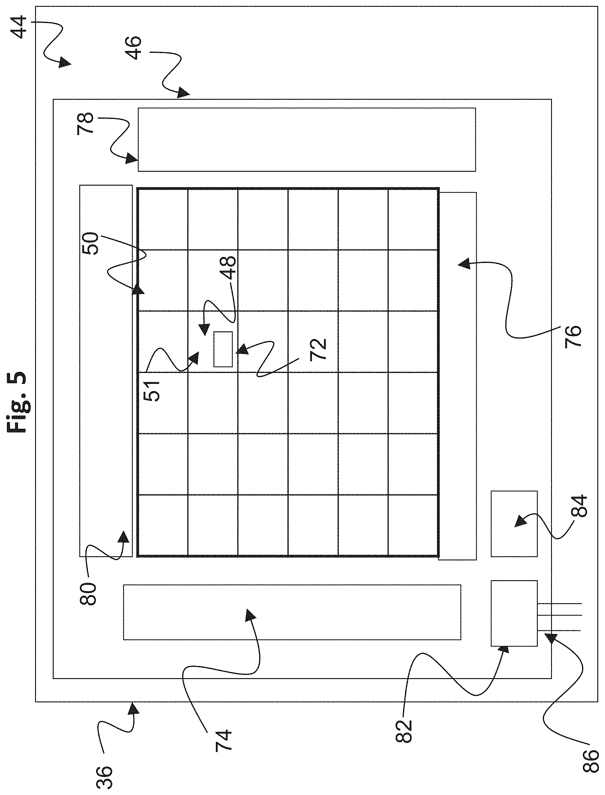 Patent US11779928 Figure 5 – Use of multiple filler fluids in an EWOD device via the use of an electrowetting gate
