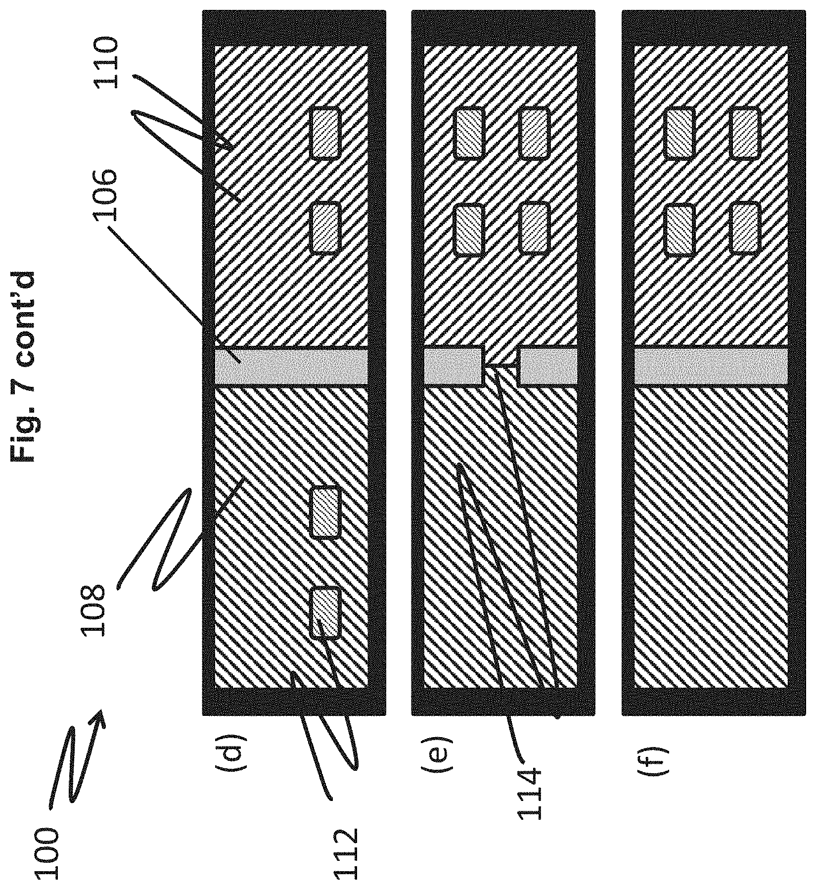 Patent US11779928 Figure 8 – Use of multiple filler fluids in an EWOD device via the use of an electrowetting gate