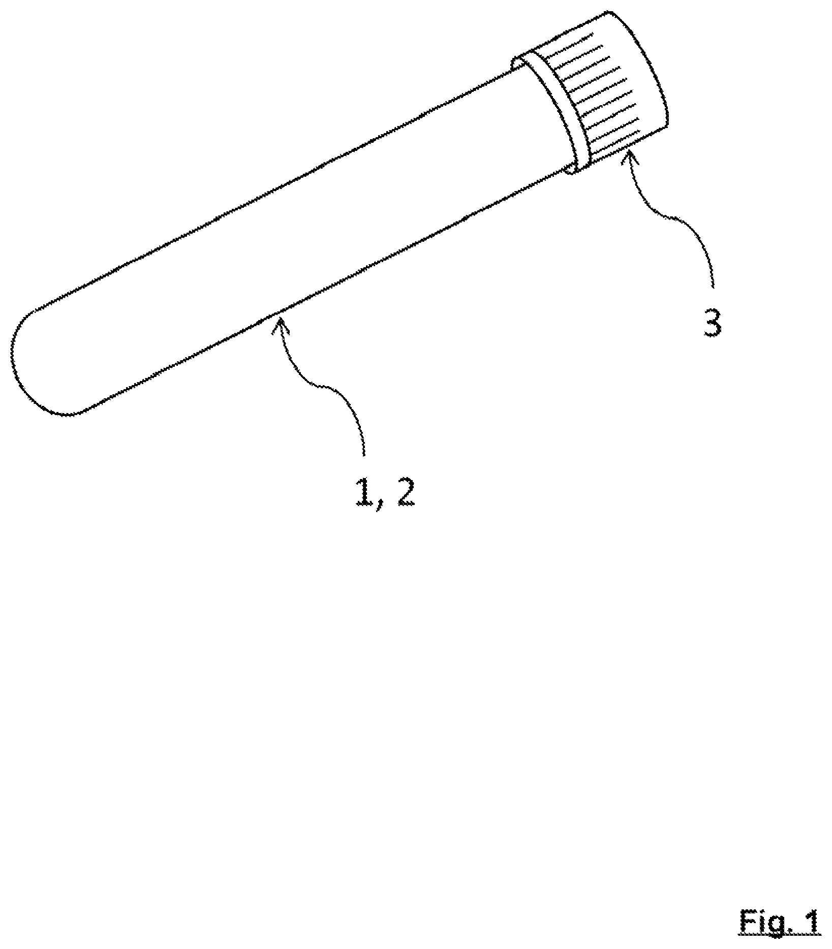 Patent US11779930 Figure 1 – Container for storing a bodily fluid