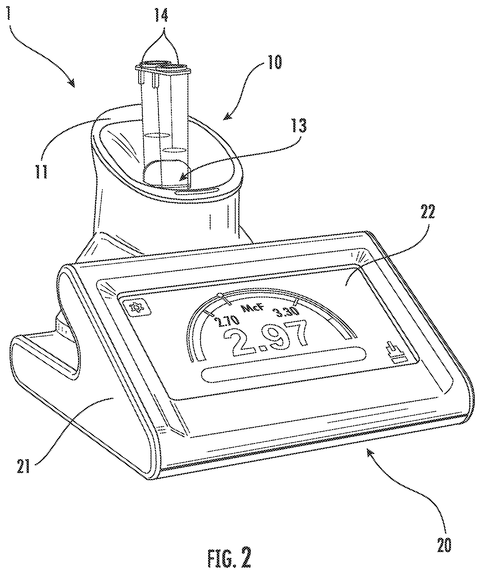 Patent US11779931 Figure 2 – Optical density instrument and systems and methods using the same