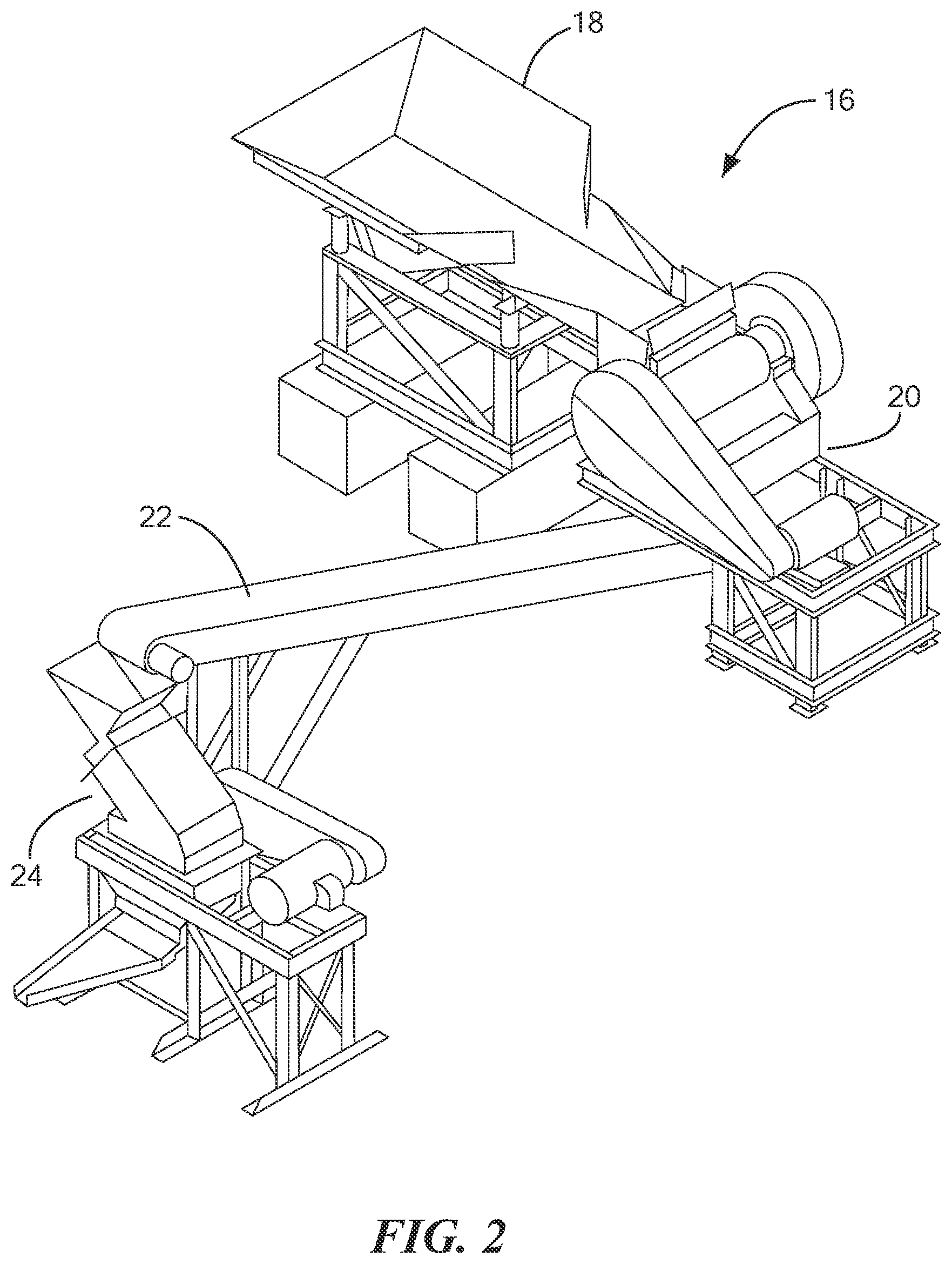 Patent US11779934 Figure 2 – Aggregate production system and method