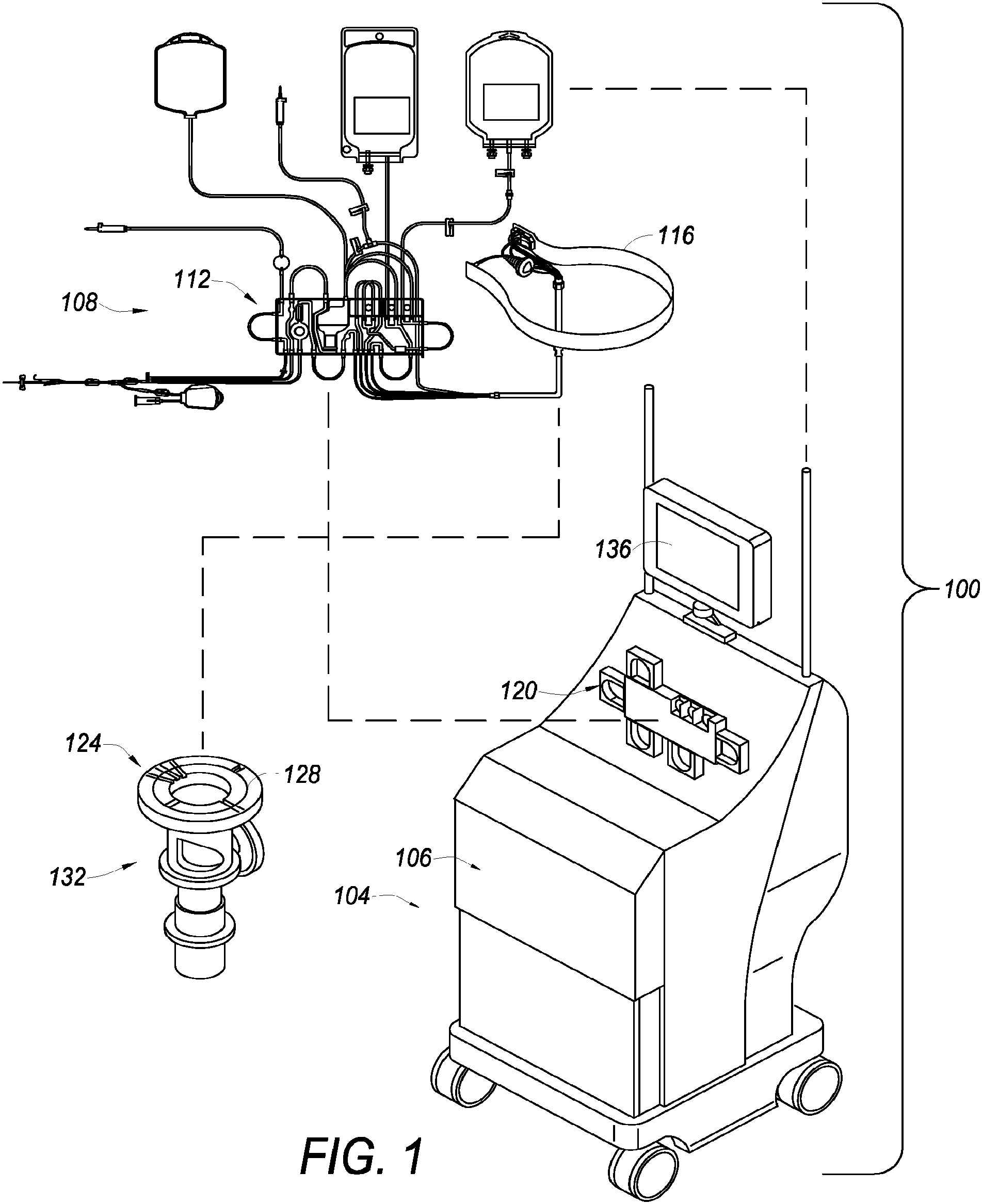 Patent US11779936 Figure 1 – Centrifuge safety mechanism