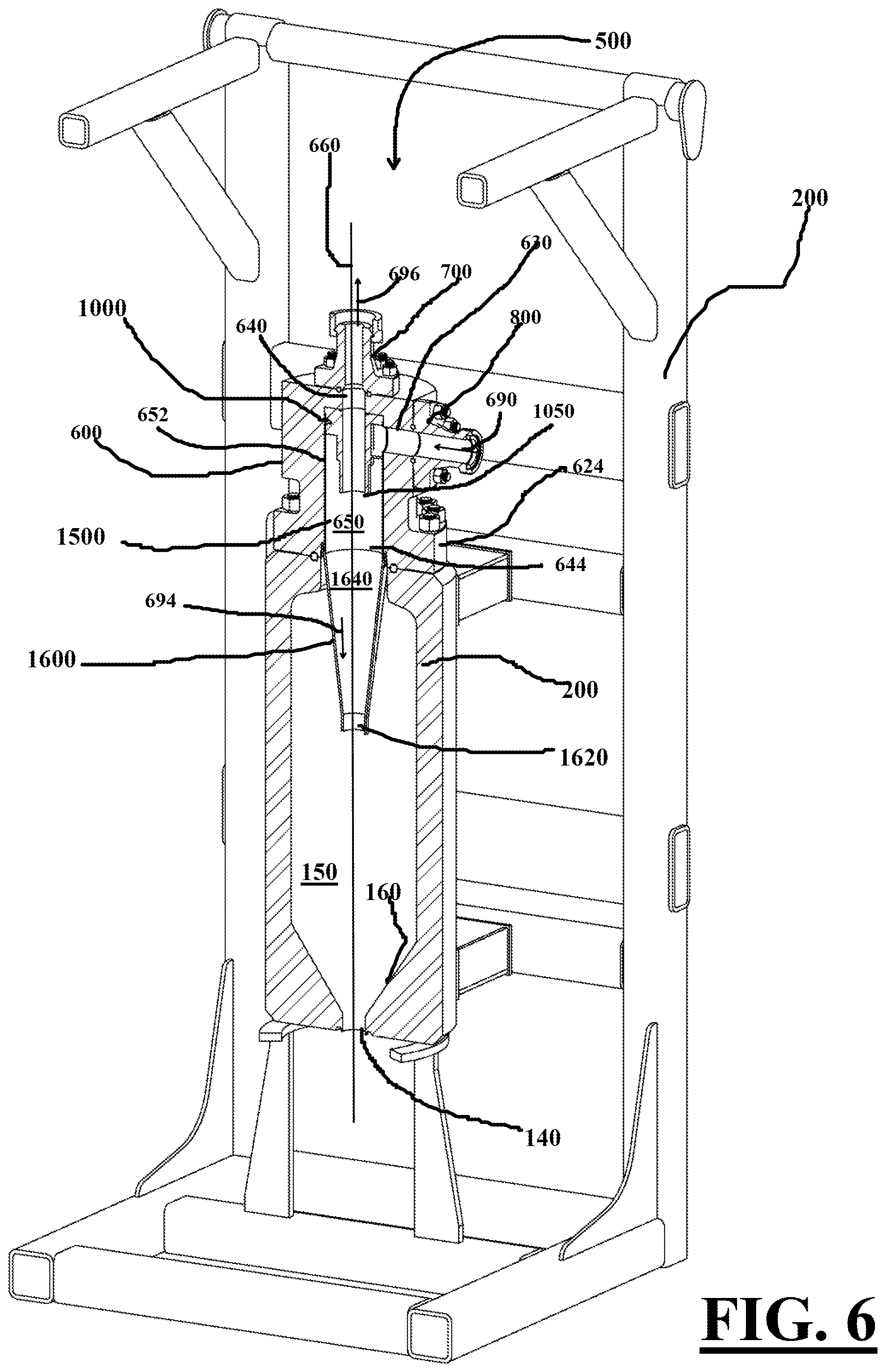 Patent US11779937 Figure 6 – Method and apparatus for hydrocyclone