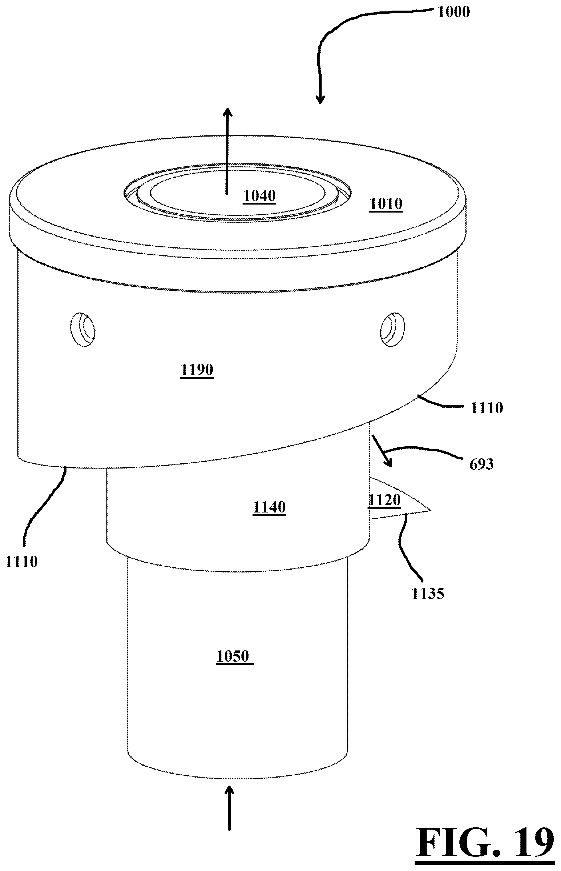Patent US11779937 Figure 19 – Method and apparatus for hydrocyclone