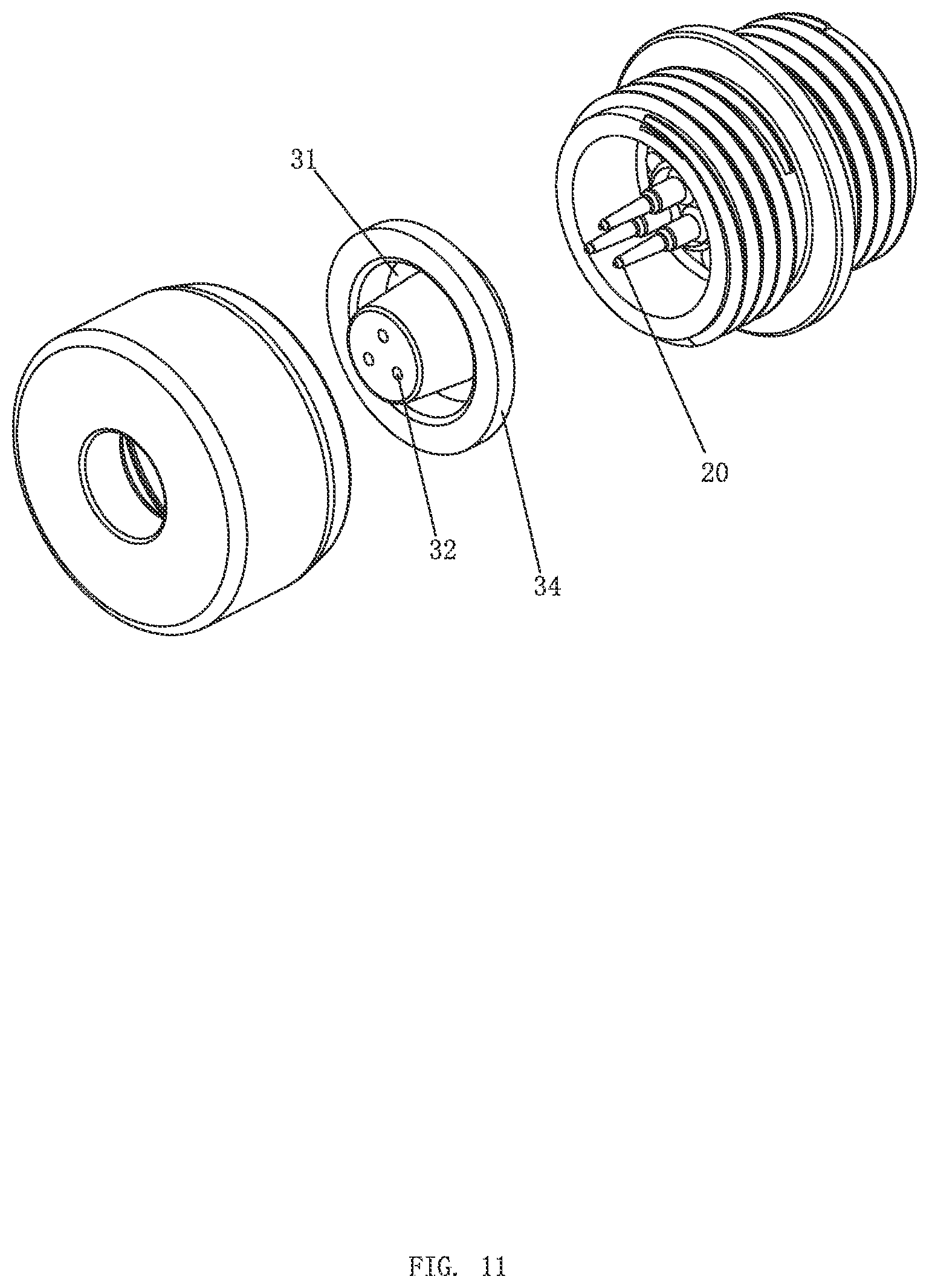 Patent US11779939 Figure 9 – Self-cleaning device and a water outlet device