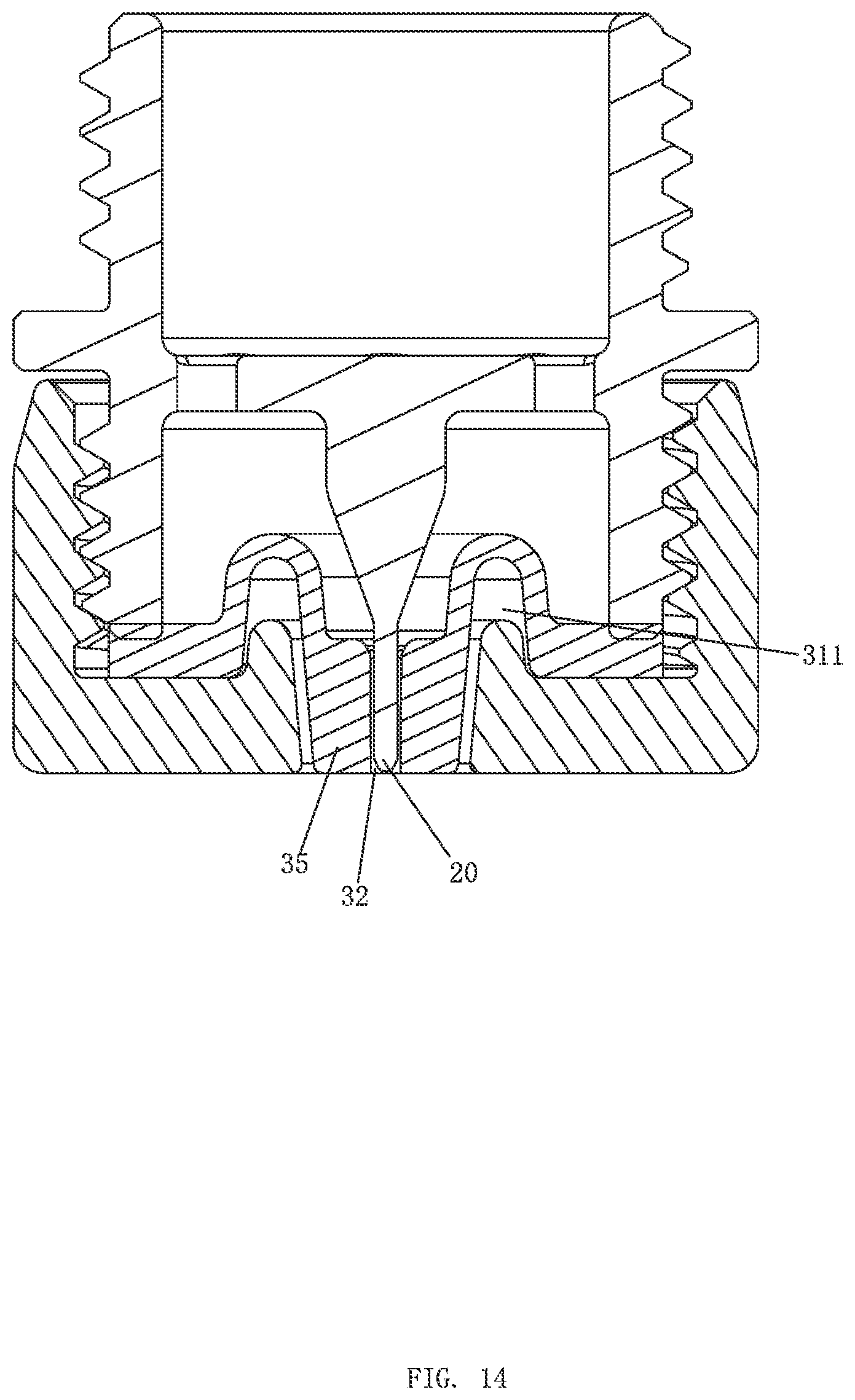 Patent US11779939 Figure 11 – Self-cleaning device and a water outlet device