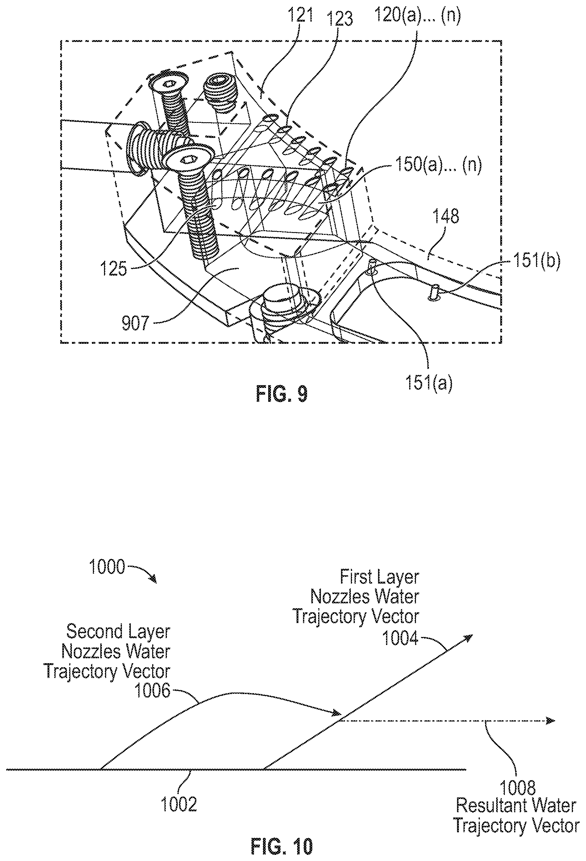Patent US11779940 Figure 8 – Systems, methods and apparatus for dispensing fluid to an object