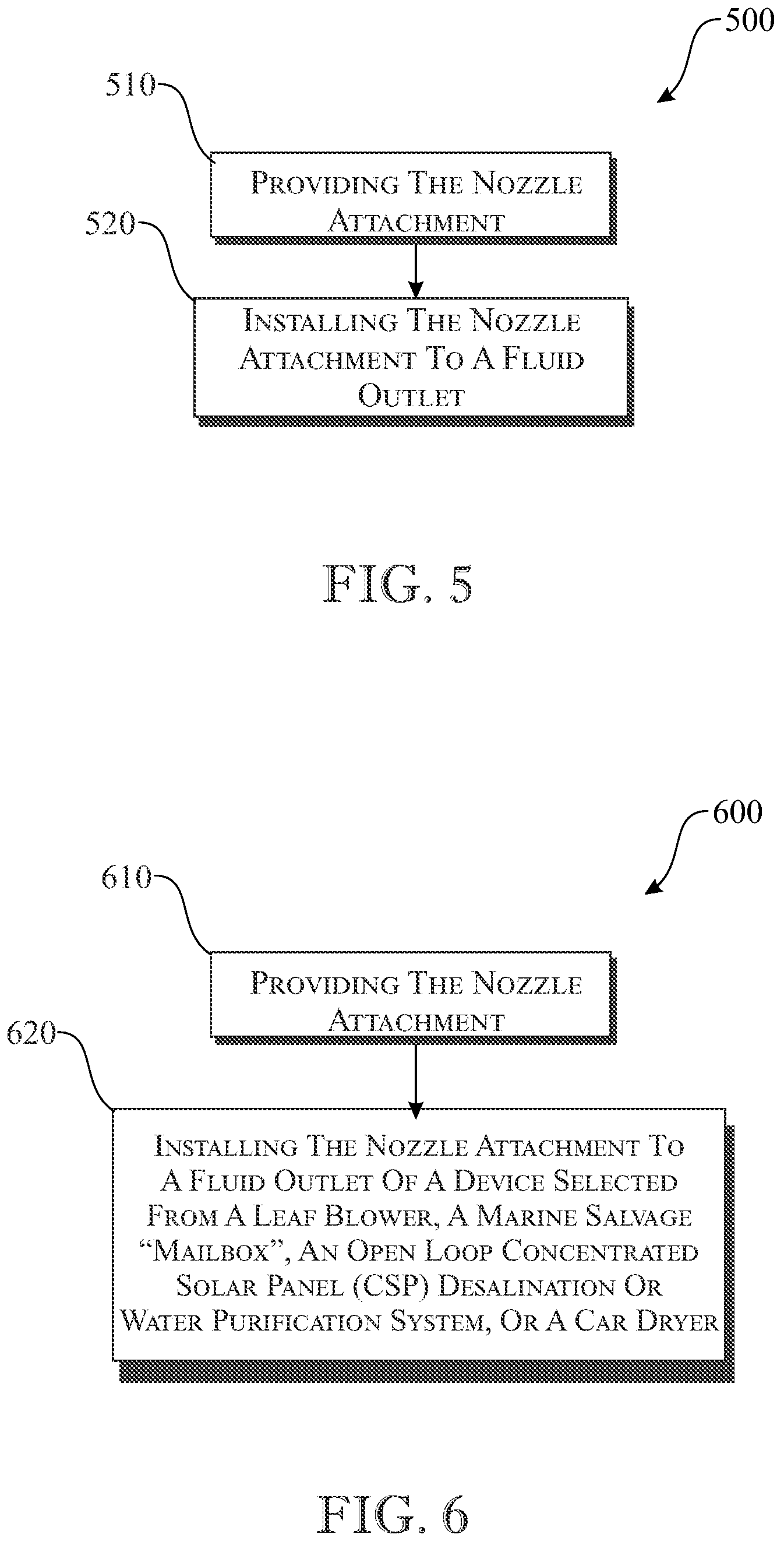 Patent US11779943 Figure 3 – Nozzle attachment for increasing the output flux of a fluid outlet, and methods for its use