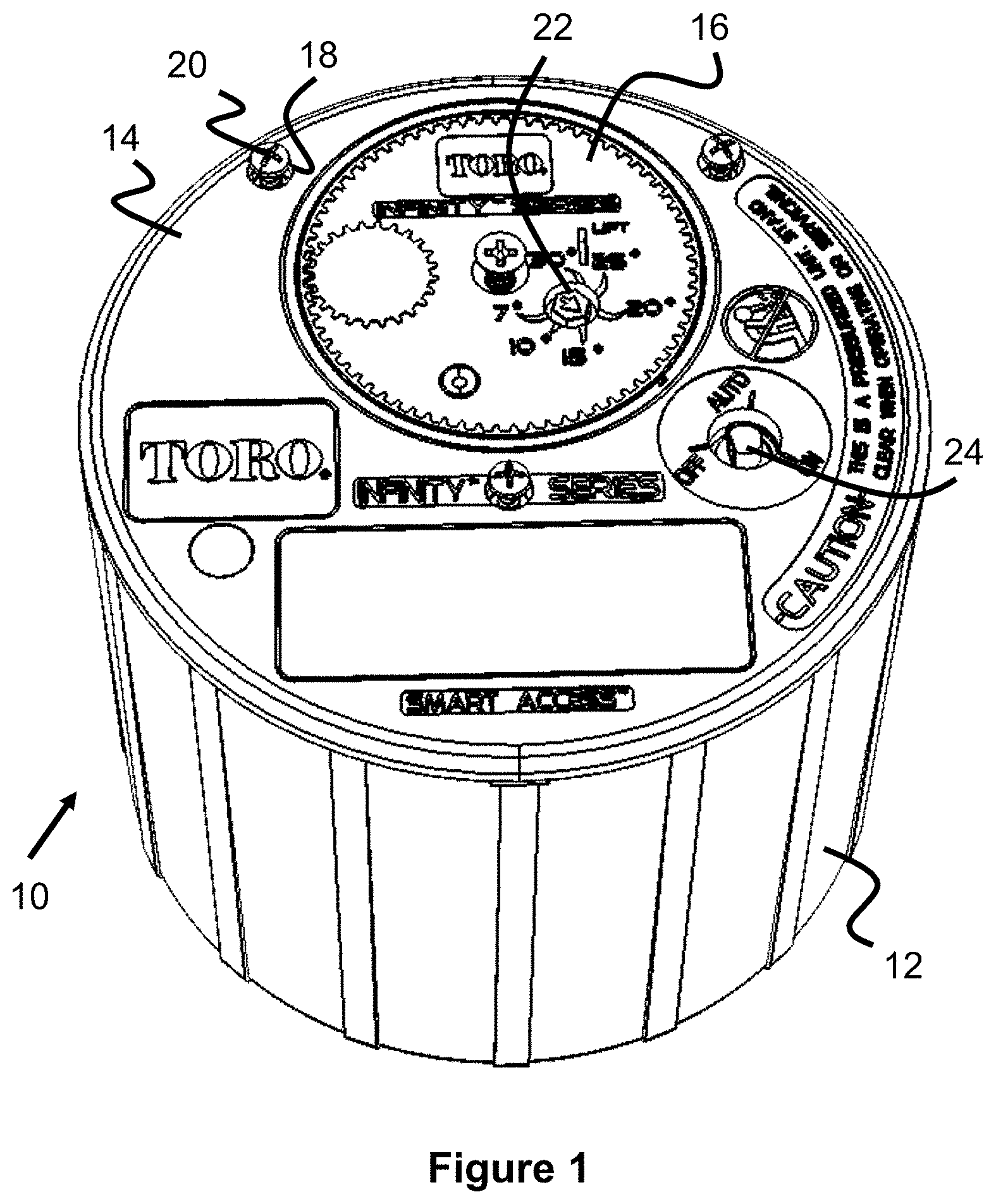 Patent US11779948 — Bounce reducing cover for a sprinkler — Figure 1