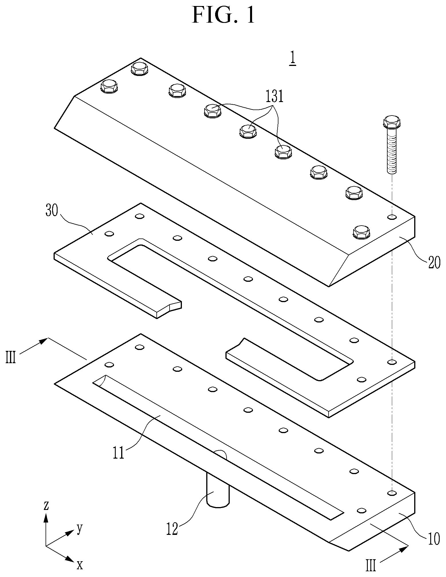 Patent US11779953 Figure 1 – Slot die for manufacturing rechargeable battery electrode