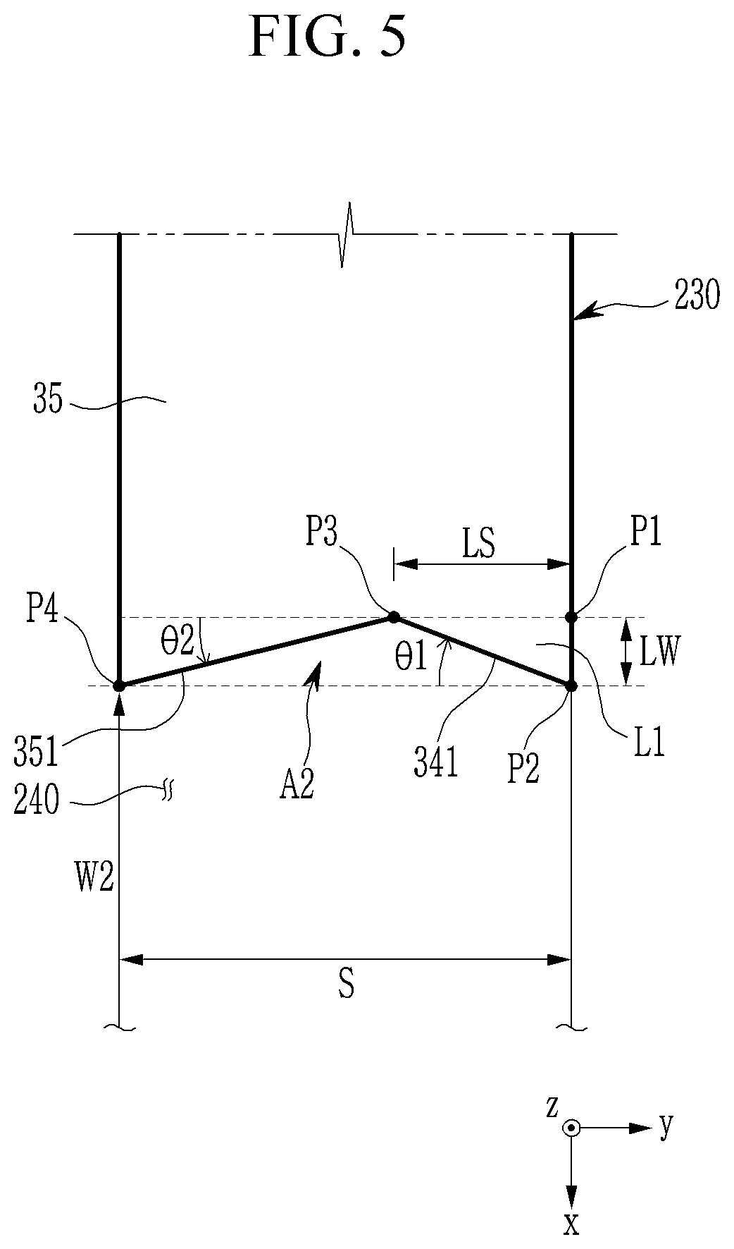 Patent US11779953 Figure 5 – Slot die for manufacturing rechargeable battery electrode
