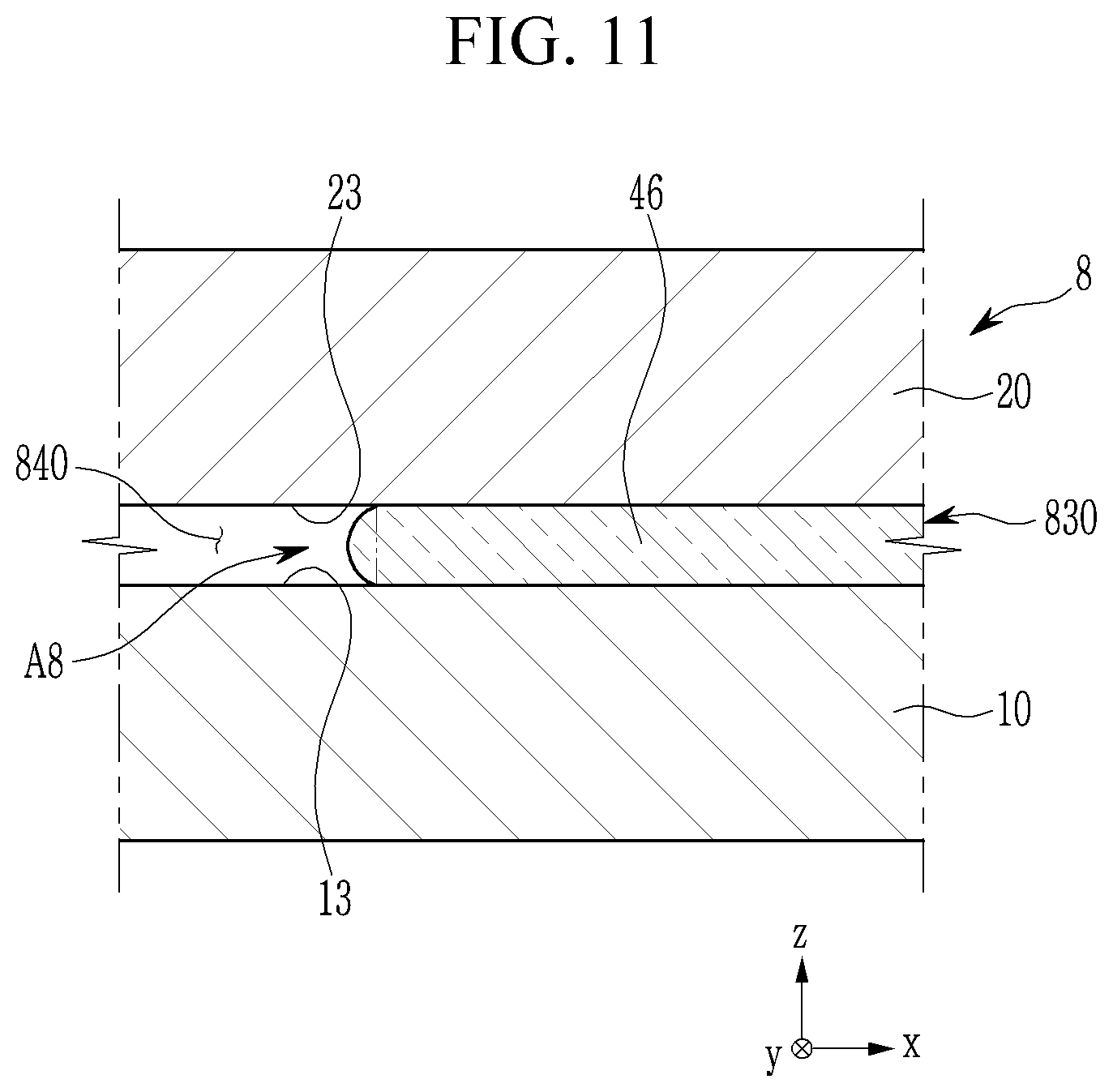 Patent US11779953 Figure 11 – Slot die for manufacturing rechargeable battery electrode