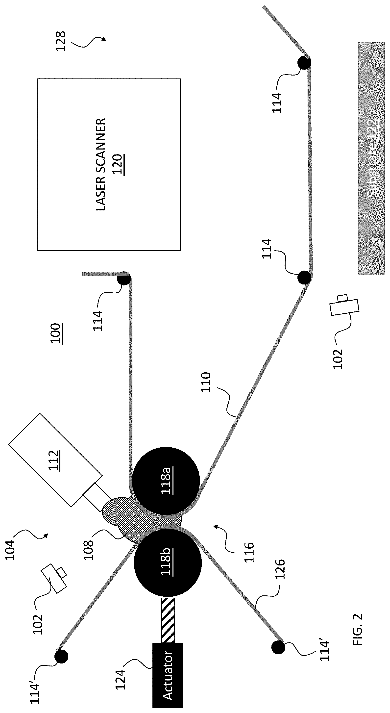 Patent US11779955 Figure 2 – Methods for residual material collection in laser-assisted deposition