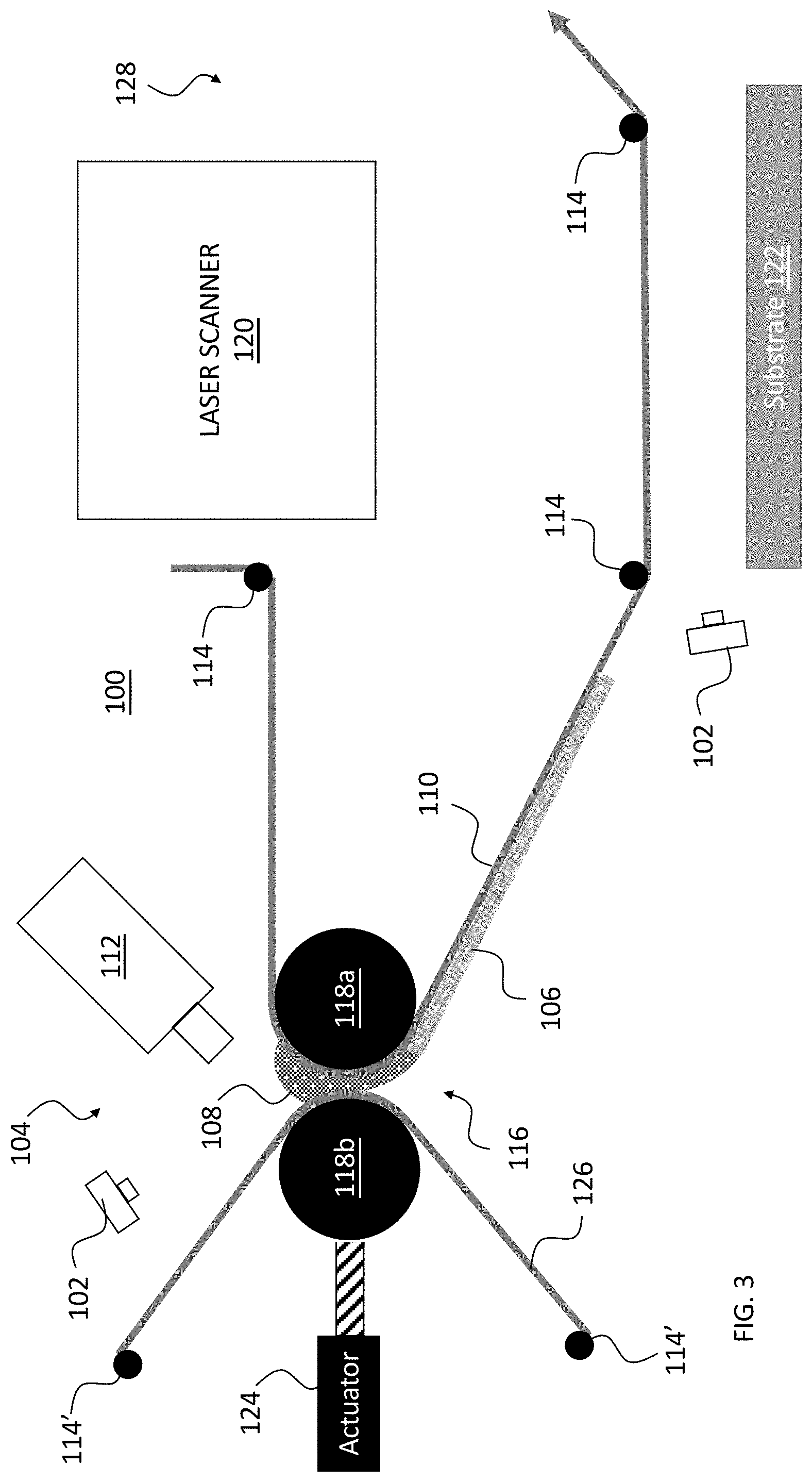 Patent US11779955 Figure 3 – Methods for residual material collection in laser-assisted deposition