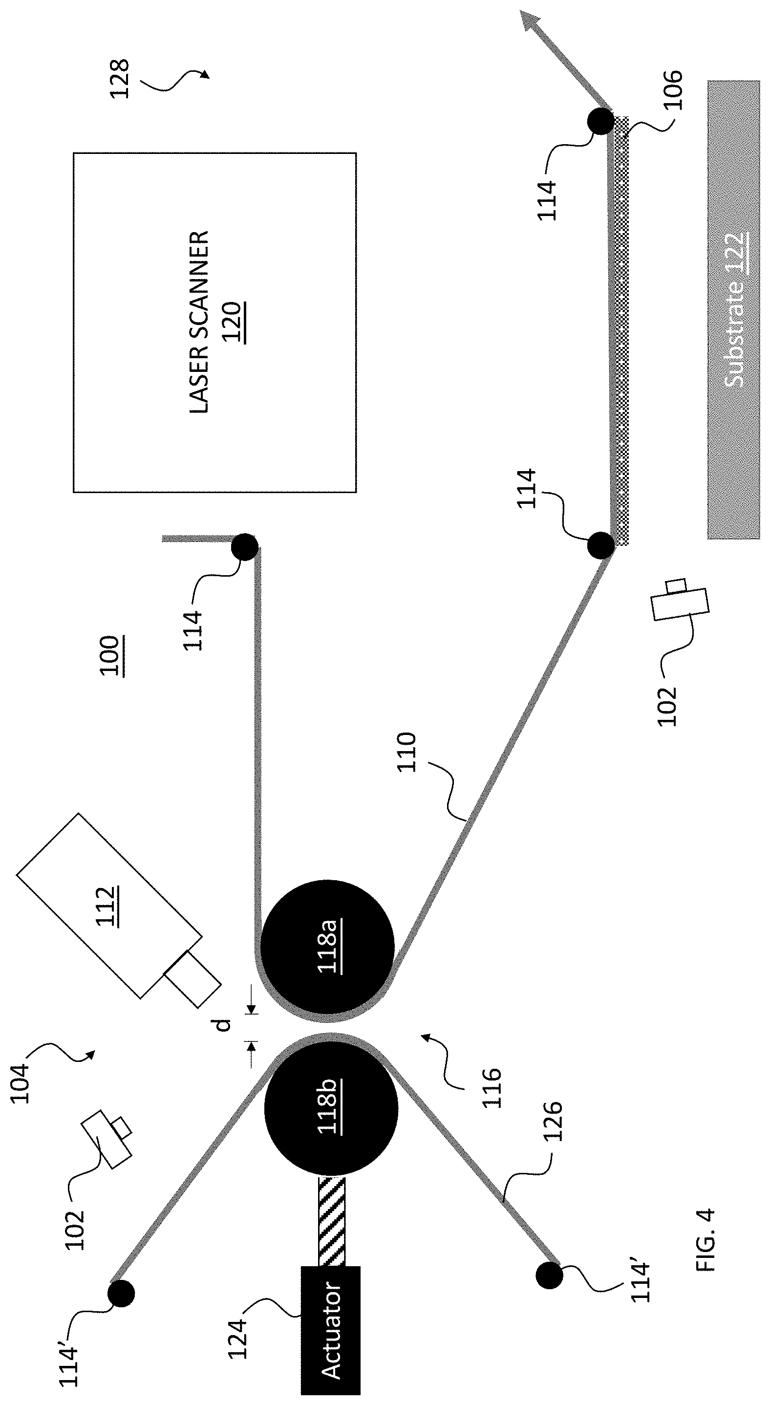 Patent US11779955 Figure 4 – Methods for residual material collection in laser-assisted deposition
