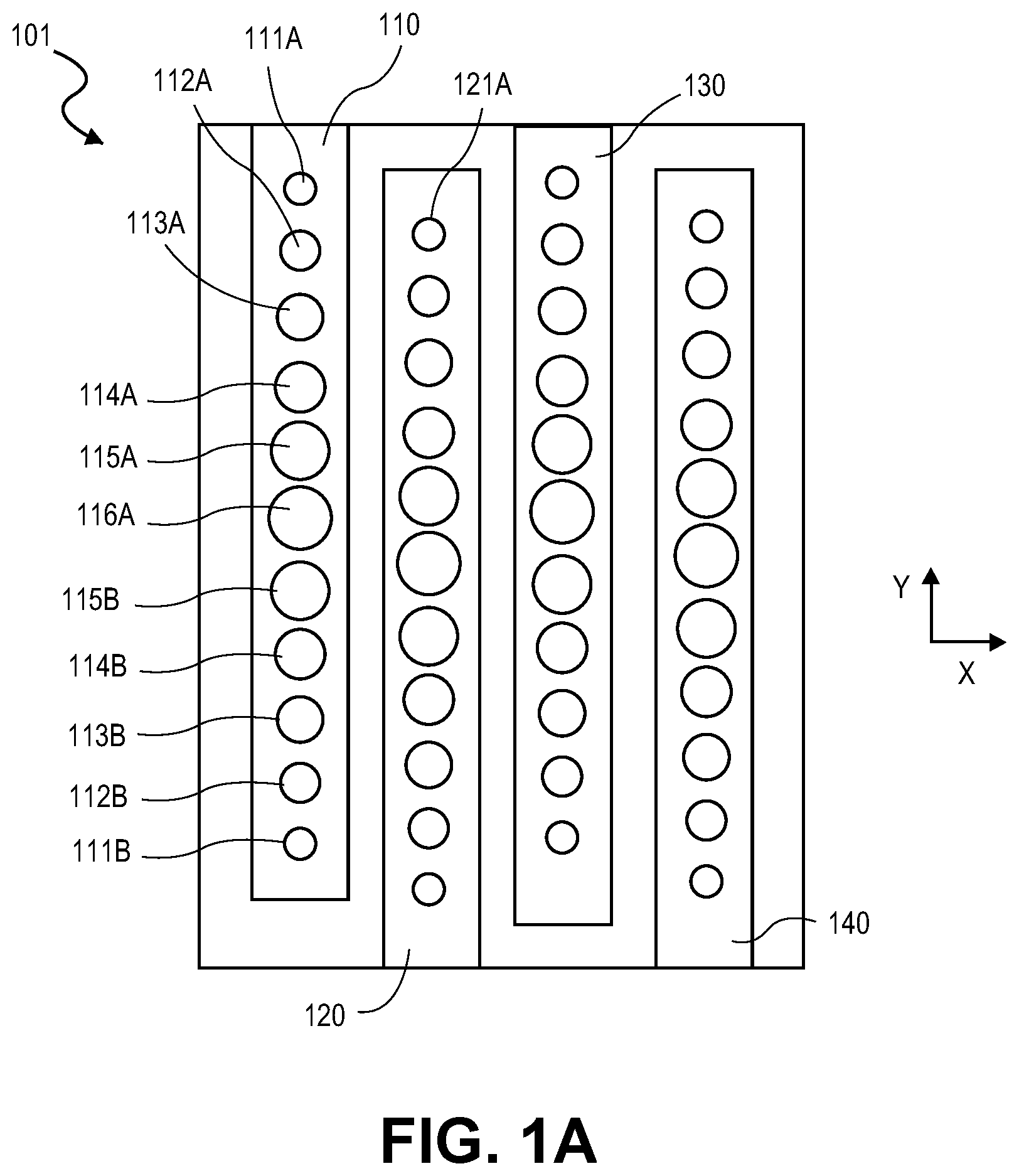 Patent US11779957 Figure 1 – Method of making micromachined ultrasonic transducer arrays
