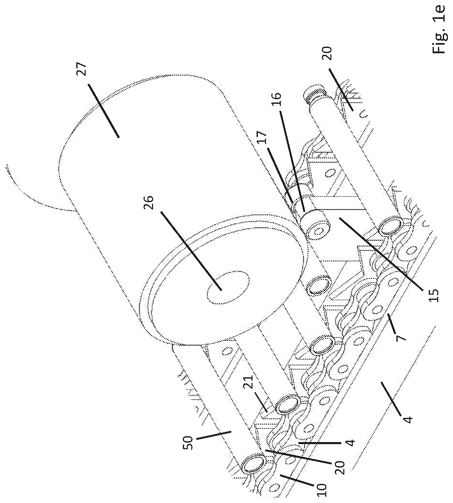 Patent US11779969 Figure 5 – Apparatus and process for processing of glass containers and process for manufacturing glass containers including such a processing