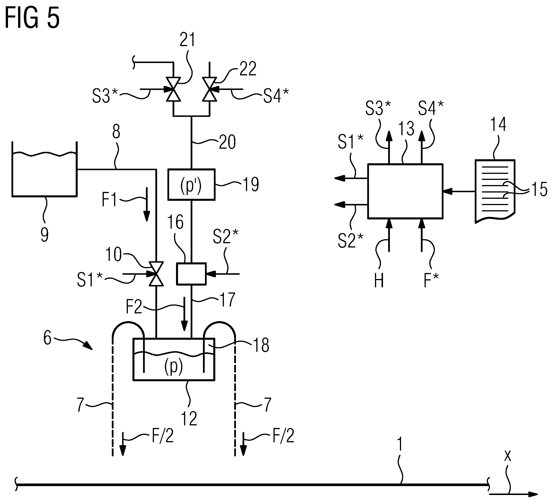 Patent US11779976 Figure 3 – Application devices for cooling sections, having a second connection